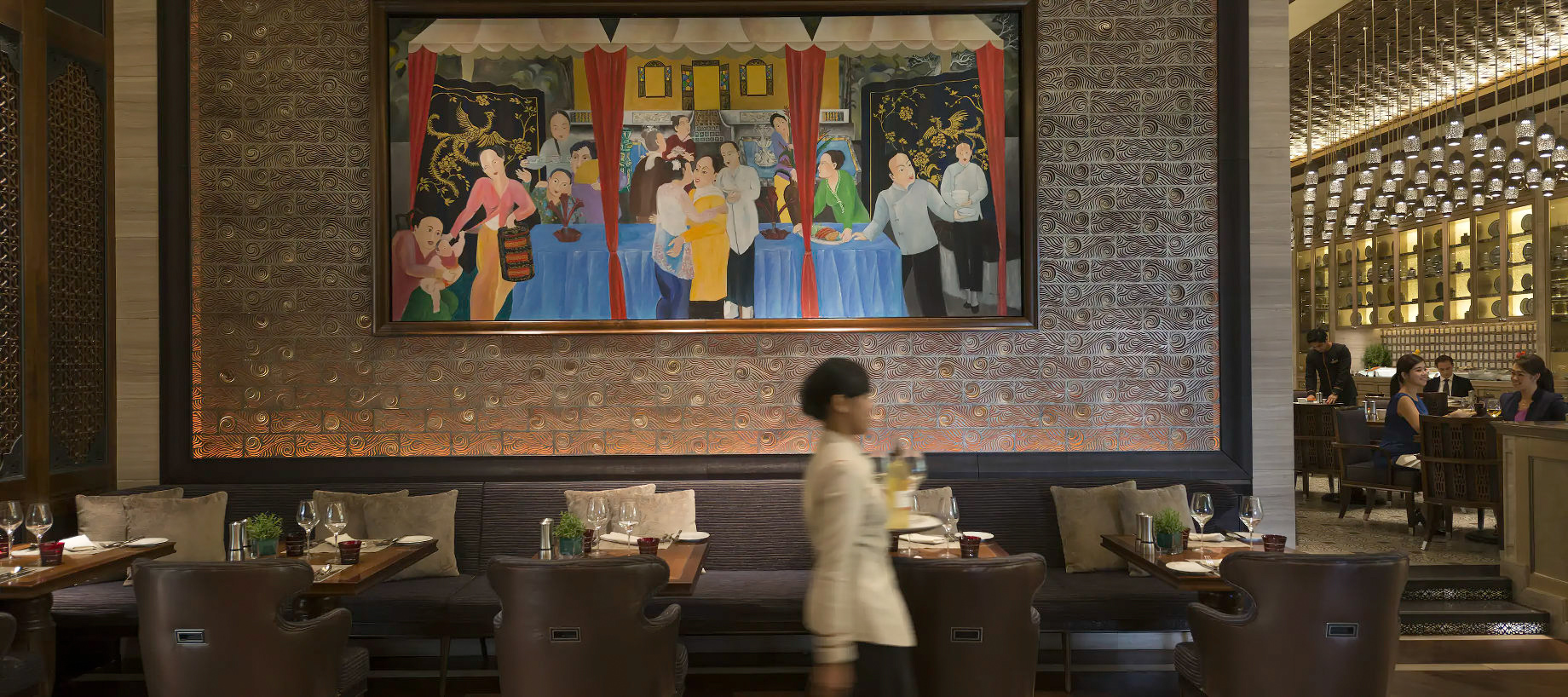 Mandarin Oriental, Kuala Lumpur Hotel – Kuala Lumpur, Indonesia – Mosaic Restaurant Interior