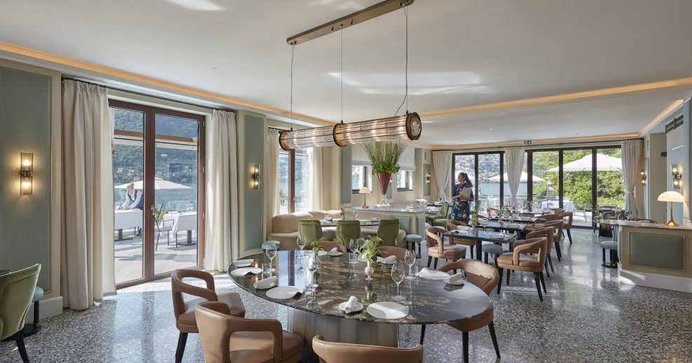 Mandarin Oriental, Lago di Como Hotel - Lake Como, Italy - LARIA Restaurant Dining Table