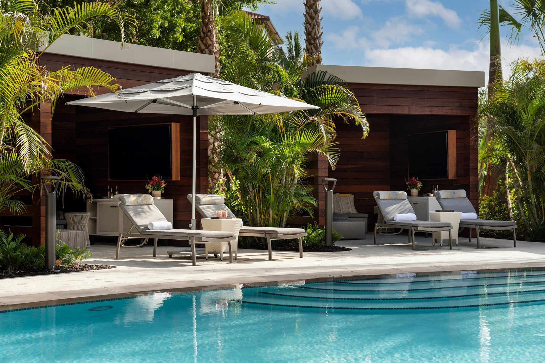 The Ritz-Carlton Golf Resort, Naples – Naples, FL, USA – Pool Deck Cabanas