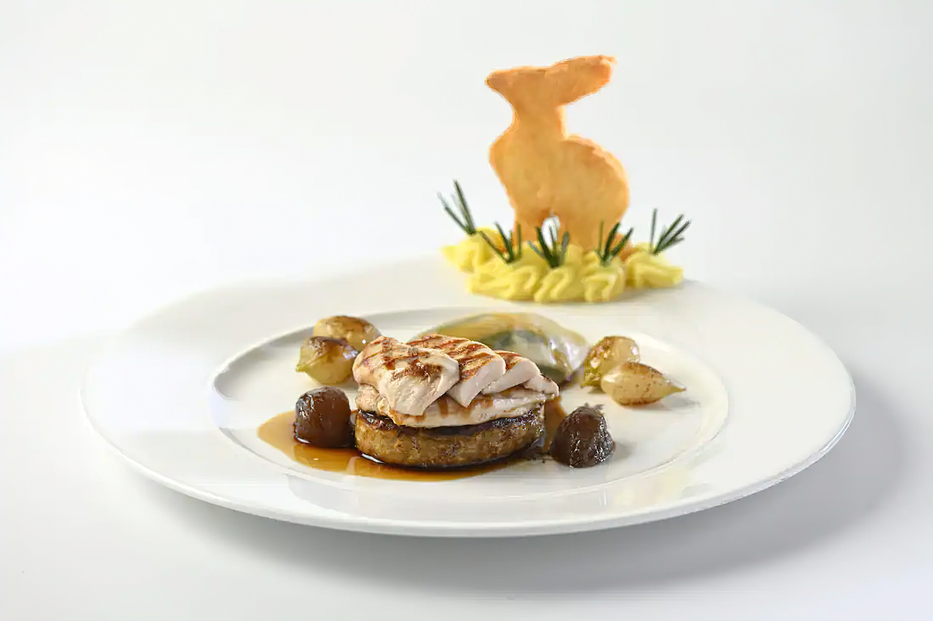 Mandarin Oriental, Bangkok Hotel - Bangkok, Thailand - Le Normandie Restaurant by Alain Roux Gilled Tender Rabbit Fillet