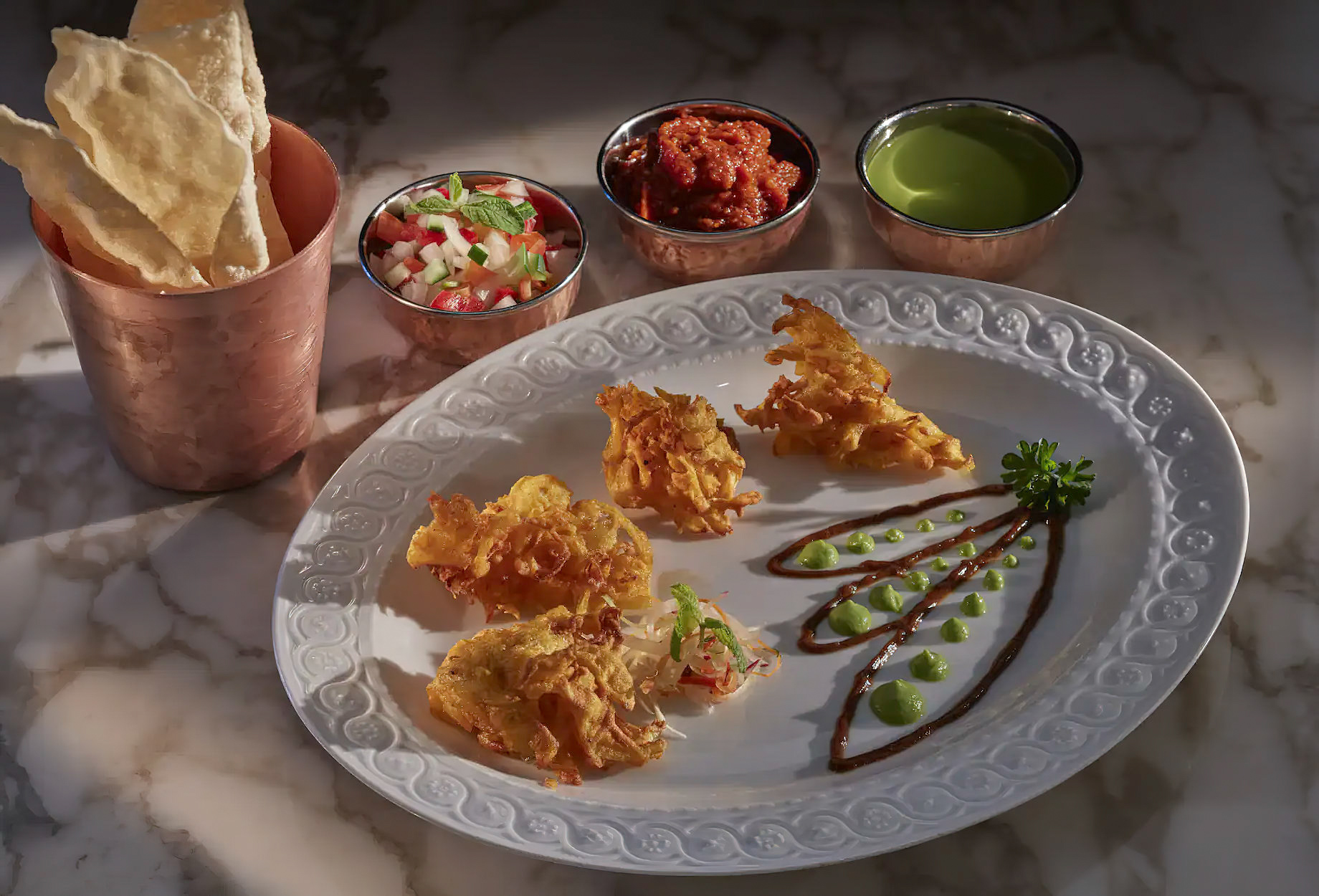 Mandarin Oriental, Canouan Island Resort – Saint Vincent and the Grenadines – Asianne Restaurant Crispy Onion Dish