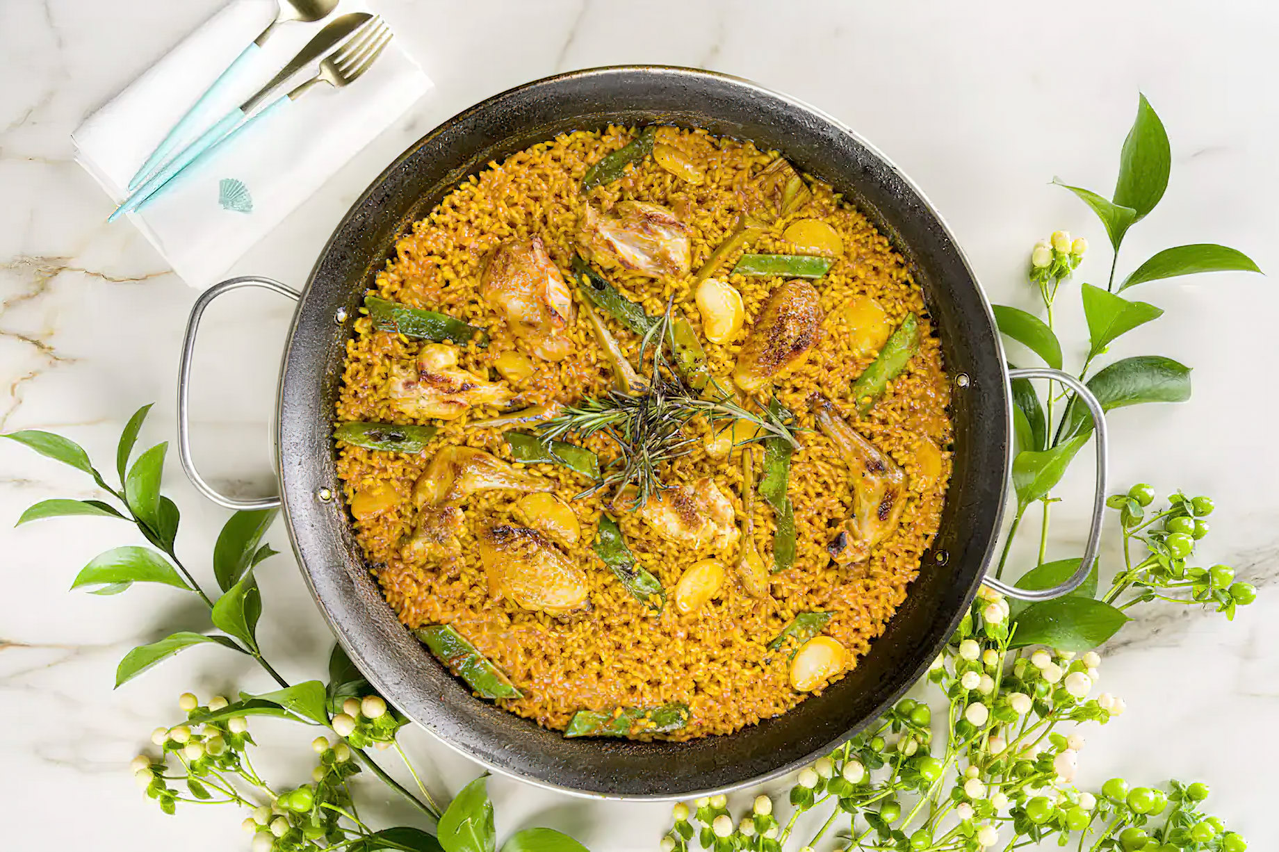 Mandarin Oriental Ritz, Madrid Hotel - Madrid, Spain - El Jardin del Ritz Restaurant Paella Valenciana