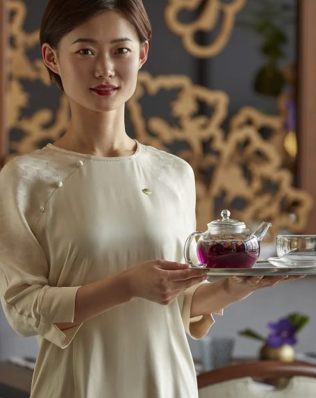 Mandarin Oriental Wangfujing, Beijing Hotel - Beijing, China - Cafe Zi Tea Service