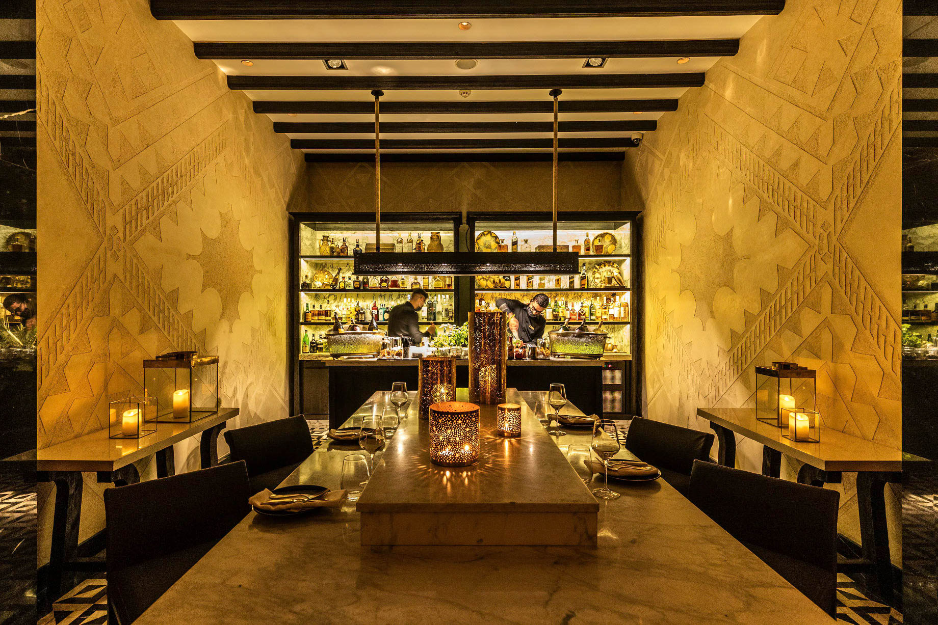 Mandarin Oriental, Marrakech Hotel - Marrakech, Morocco - Shirvan Bar Dining