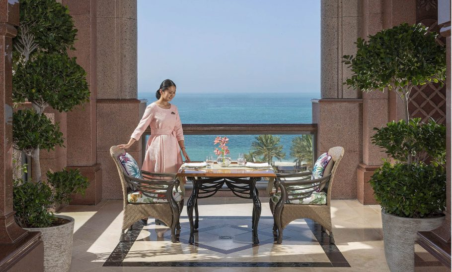 Emirates Palace Abu Dhabi Hotel - Abu Dhabi, UAE - Vendome Restaurant Terrace