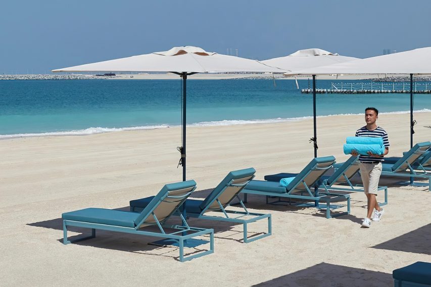 Mandarin Oriental Jumeira, Dubai Resort - Jumeirah, Dubai, UAE - Private Beach Lounge Chairs
