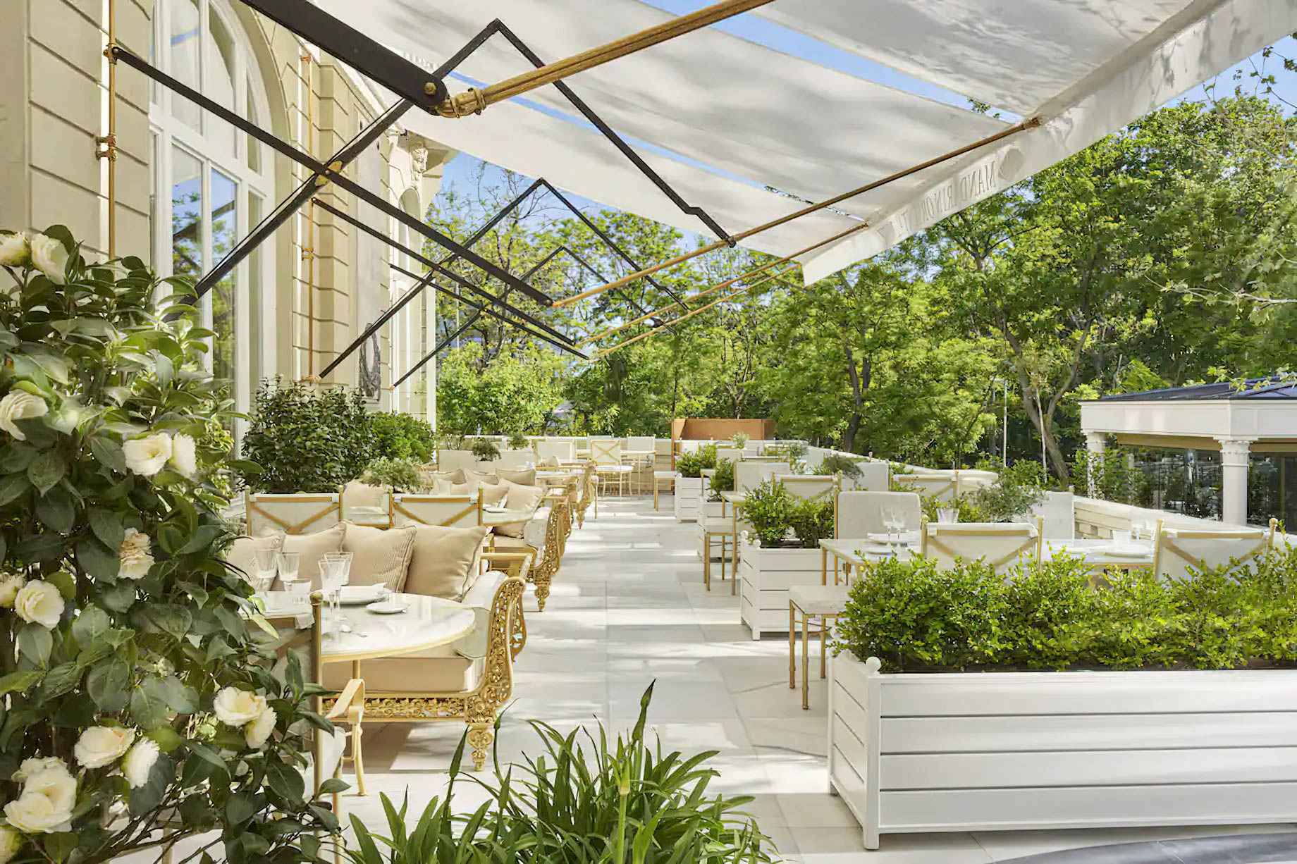Mandarin Oriental Ritz, Madrid Hotel – Madrid, Spain – El Jardin del Ritz Restaurant Outdoor Terrace