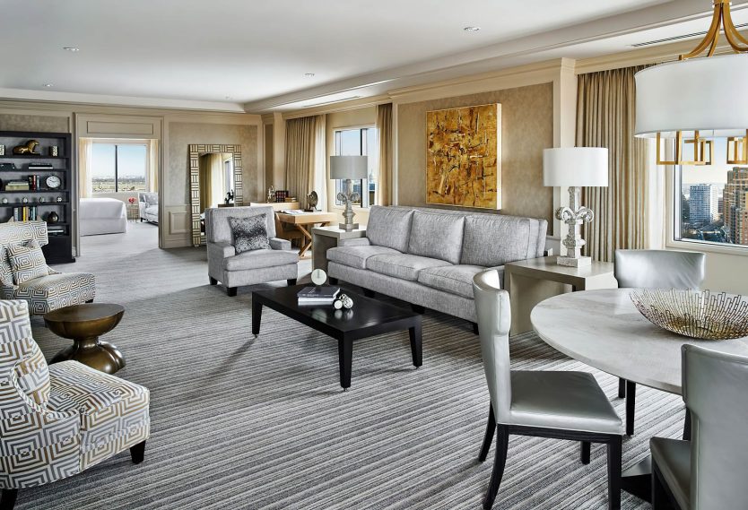 The Ritz-Carlton, Pentagon City Hotel - Arlington, VA, USA - Ritz-Carlton Suite Living Room