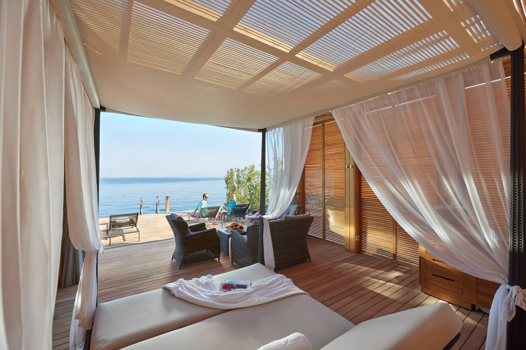 Mandarin Oriental, Bodrum Hotel – Bodrum, Turkey – Blue Beach Club Cabana