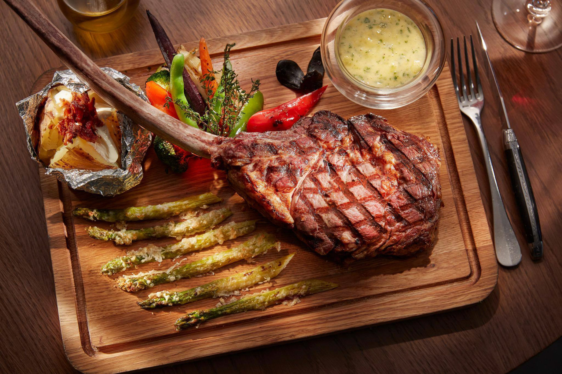 Mandarin Oriental, Canouan Island Resort - Saint Vincent and the Grenadines - Tides Bar and Grill Tomahawk Steak