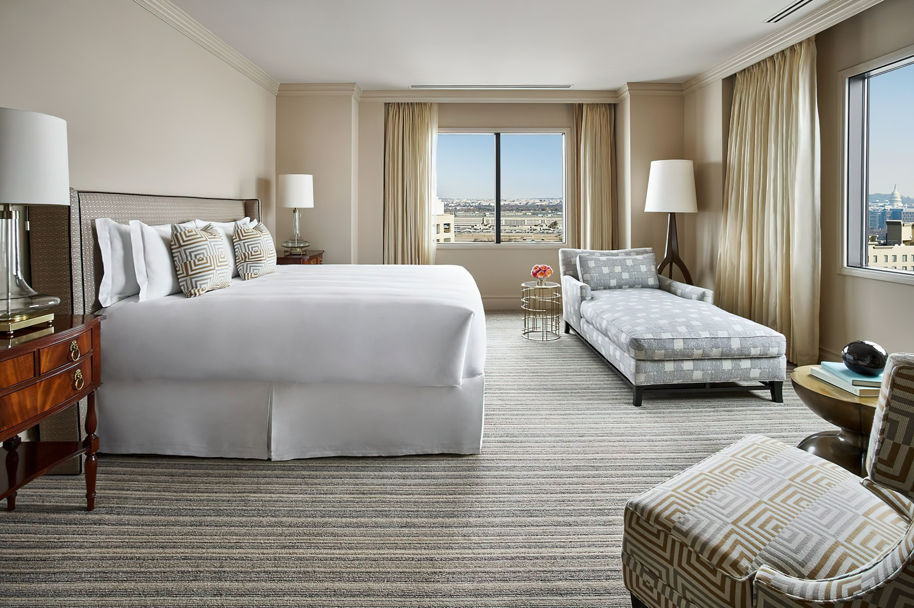 The Ritz-Carlton, Pentagon City Hotel – Arlington, VA, USA – Ritz-Carlton Suite Bedroom