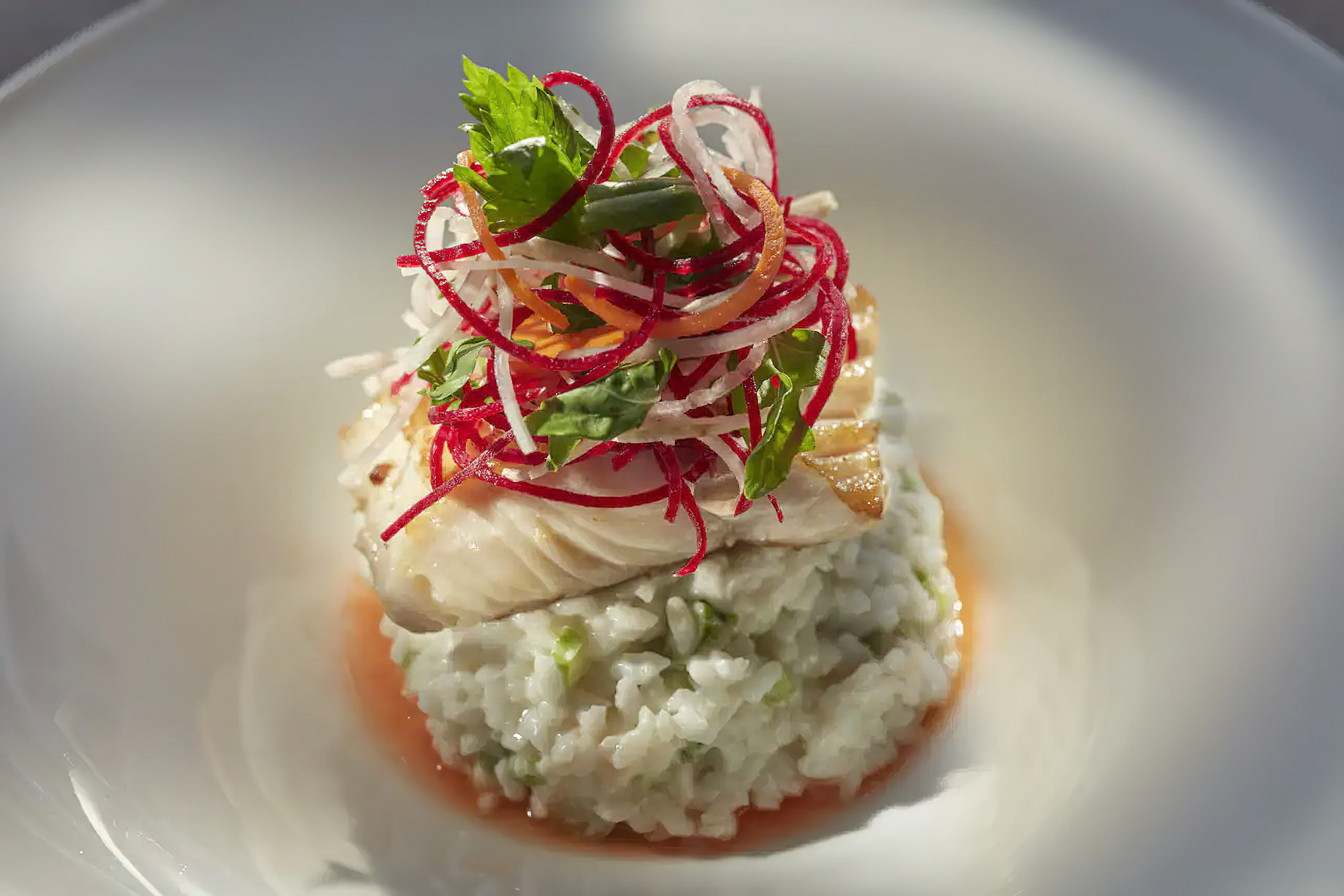 Mandarin Oriental, Canouan Island Resort – Saint Vincent and the Grenadines – Lagoon Cafe Mahi Risotto Dish