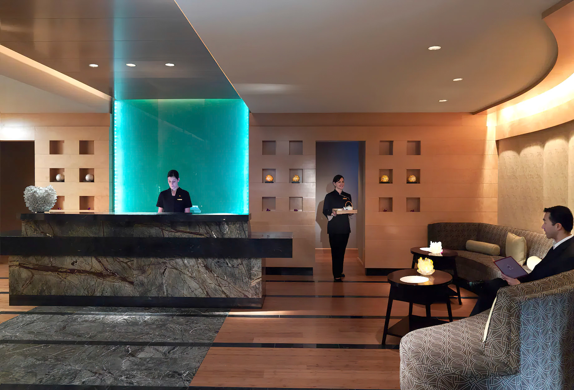 Mandarin Oriental, Boston Hotel – Boston, MA, USA – Spa Reception