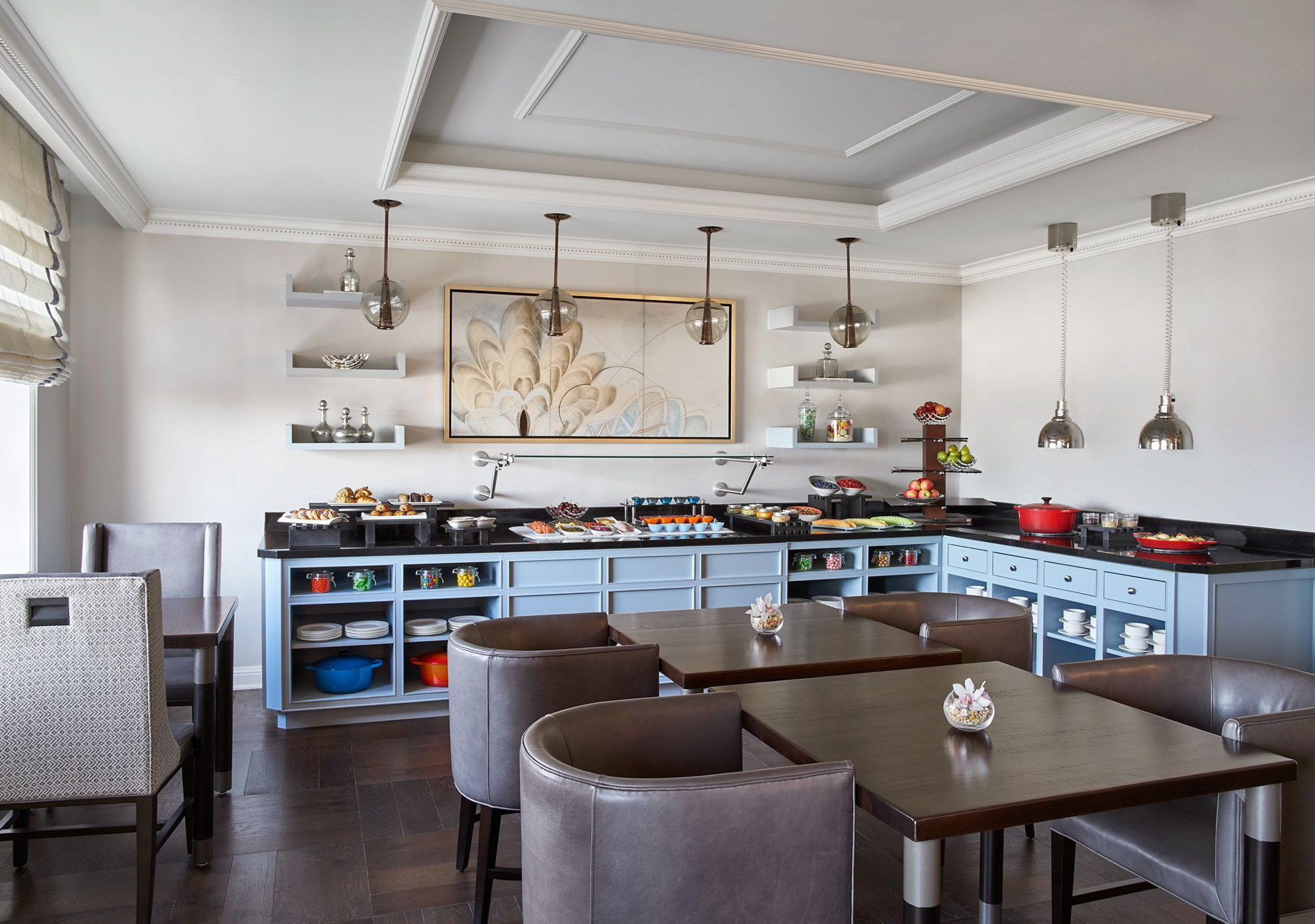 The Ritz-Carlton, Tysons Corner Hotel - McLean, VA, USA - Club Lounge Food Station