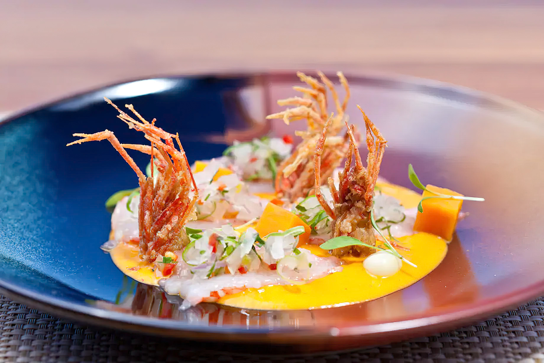 Mandarin Oriental, Barcelona Hotel – Barcelona, Spain – Terrat Rooftop Lounge Gourmet Food