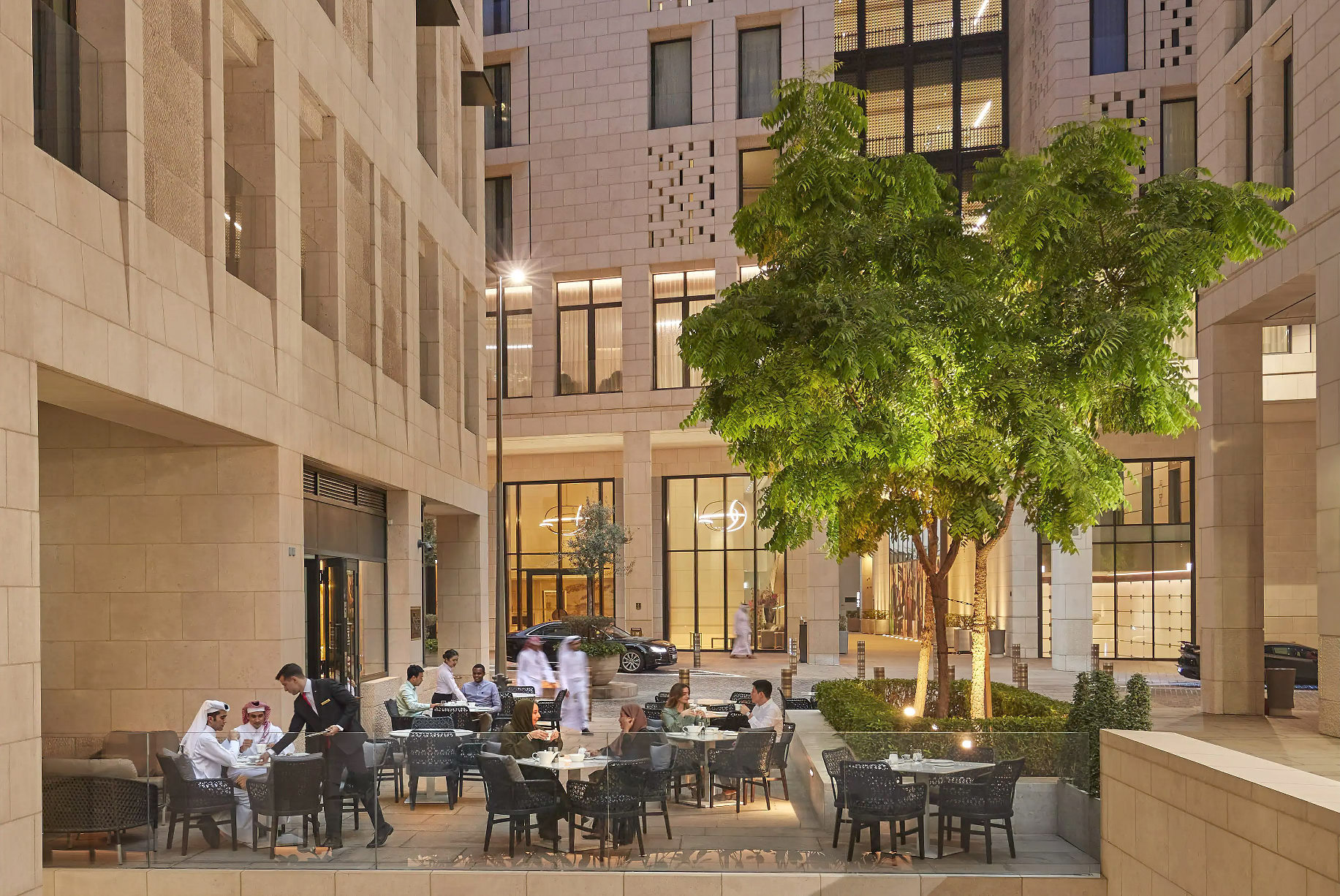 Mandarin Oriental, Doha Hotel - Doha, Qatar - The Mandarin Cake Shop Outdoor Dining