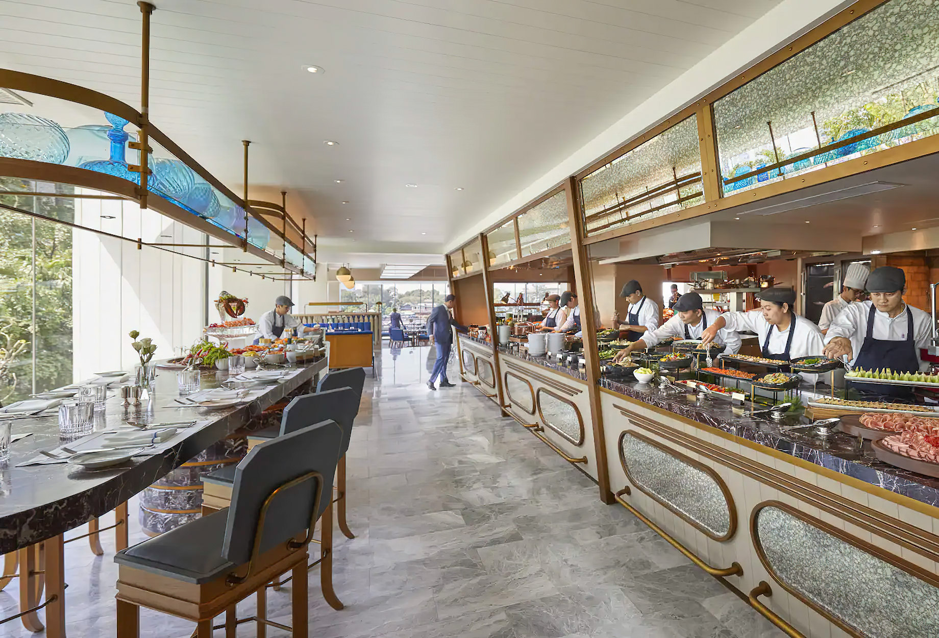 Mandarin Oriental, Bangkok Hotel – Bangkok, Thailand – Lord Jims Restaurant Buffet
