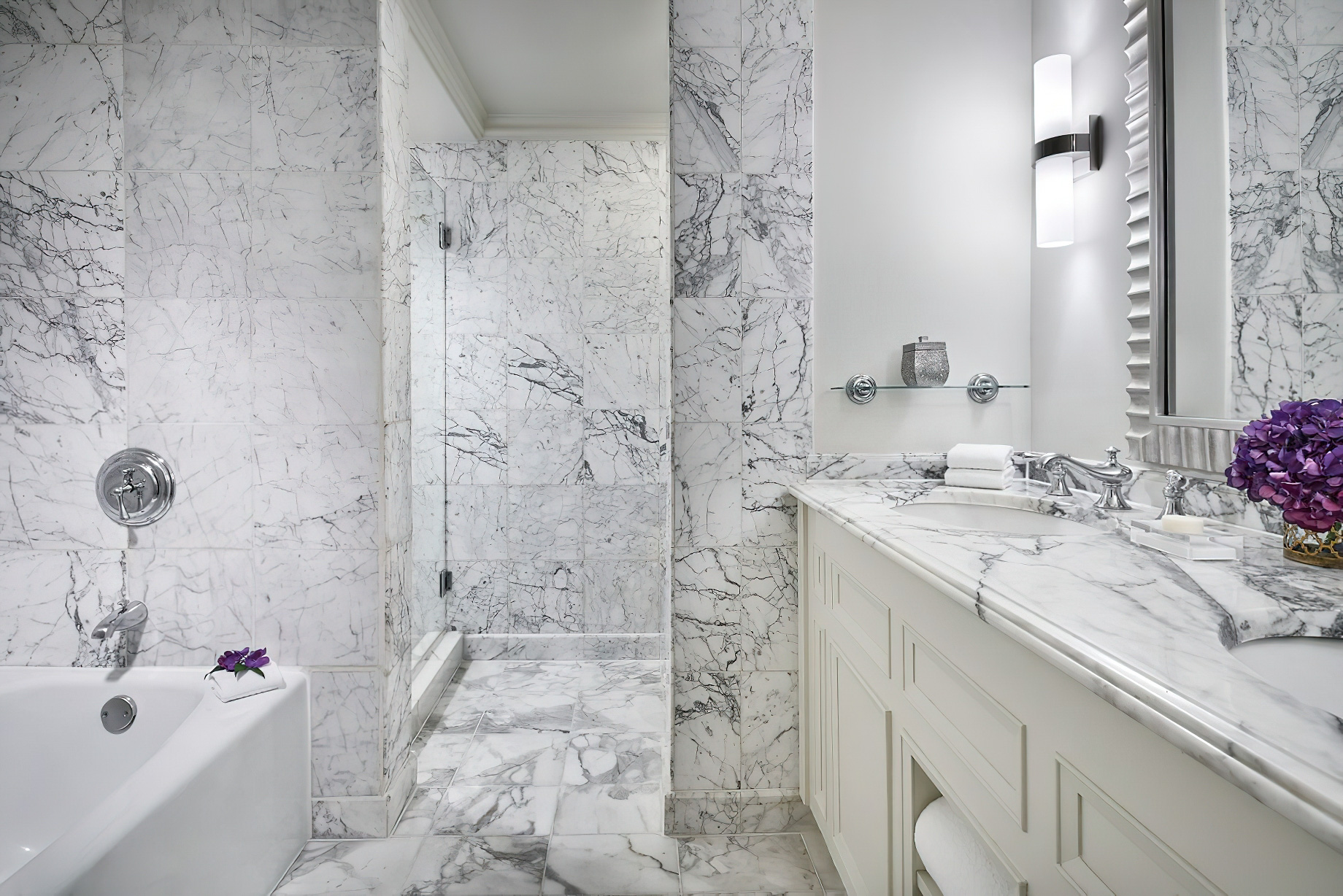 The Ritz-Carlton, Pentagon City Hotel – Arlington, VA, USA – Executive One Bedroom Suite Bathroom