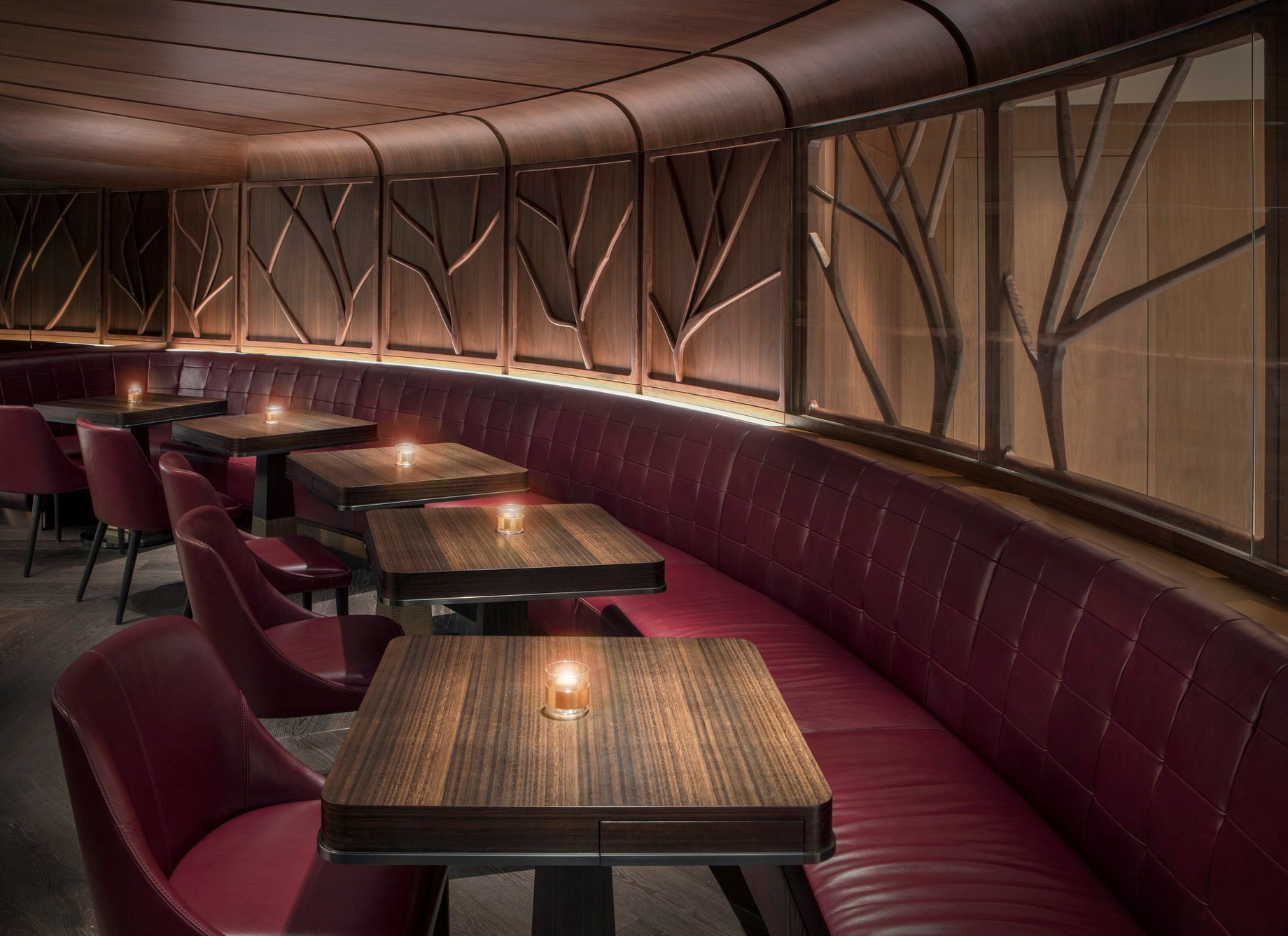 The Landmark Mandarin Oriental, Hong Kong Hotel - Hong Kong, China - SOMM Dining Area