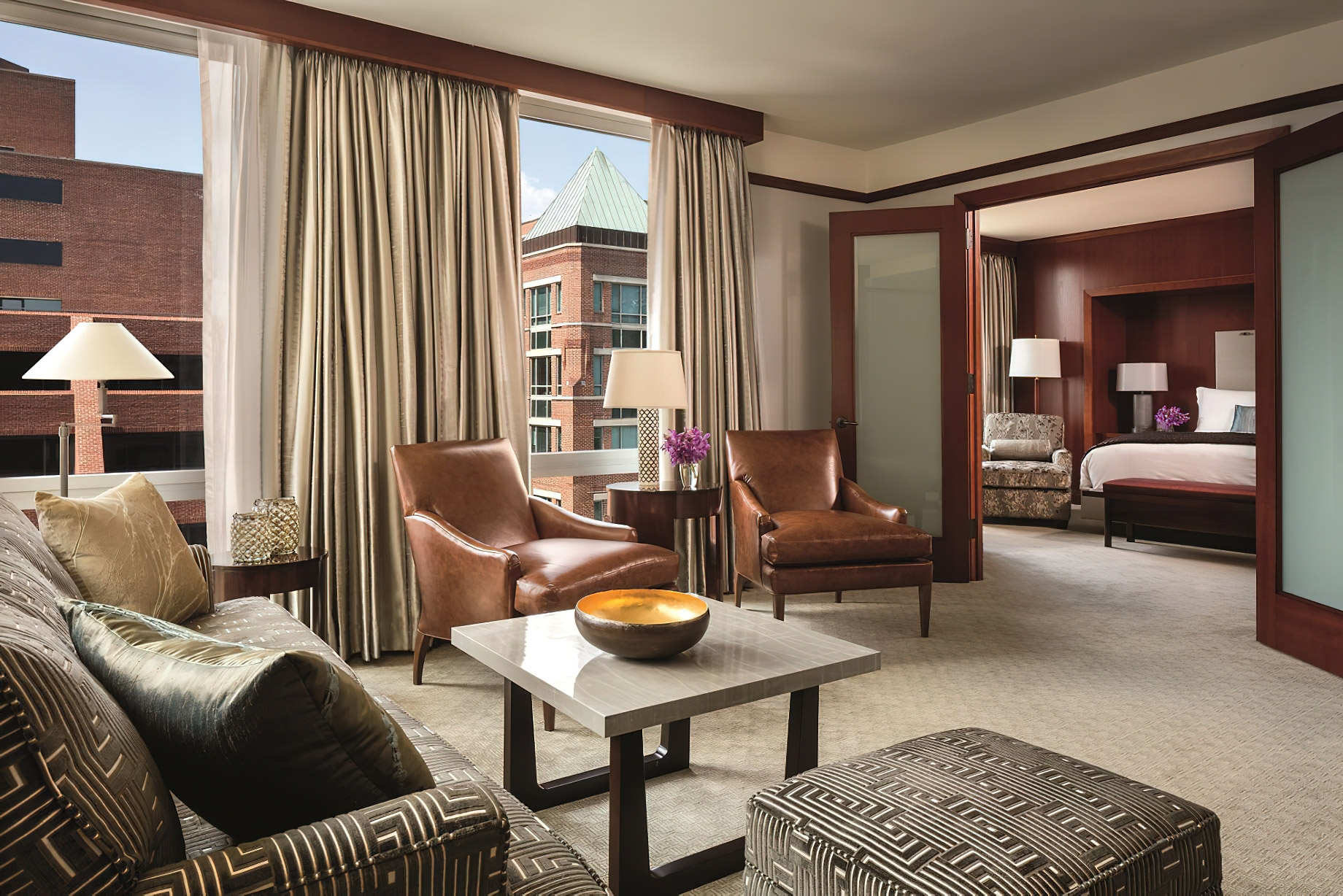 The Ritz-Carlton Georgetown, Washington, D.C. Hotel – Washington, D.C. USA – Royal Potomac Suite Sitting Area
