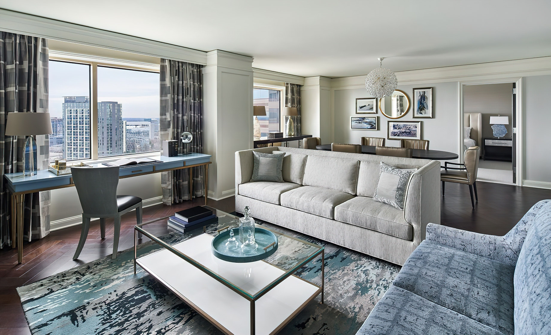 The Ritz-Carlton, Tysons Corner Hotel - McLean, VA, USA - Ritz-Carlton Suite Living Room