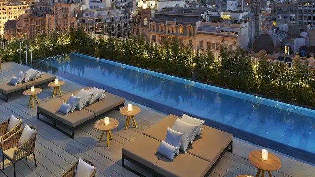 Mandarin Oriental, Barcelona Hotel - Barcelona, Spain - Terrat Rooftop Lounge Dusk