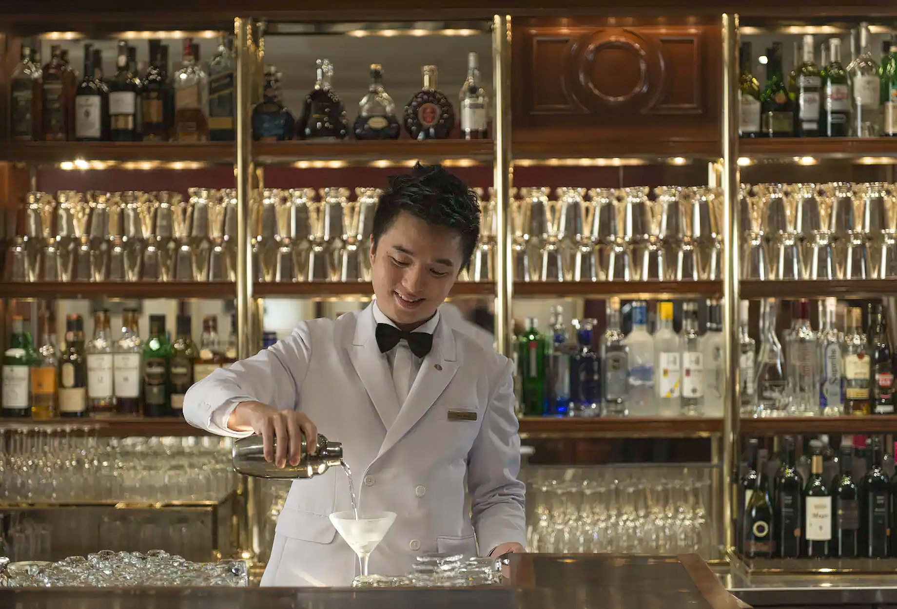Mandarin Oriental, Hong Kong Hotel – Hong Kong, China – Captains Bar Cocktail