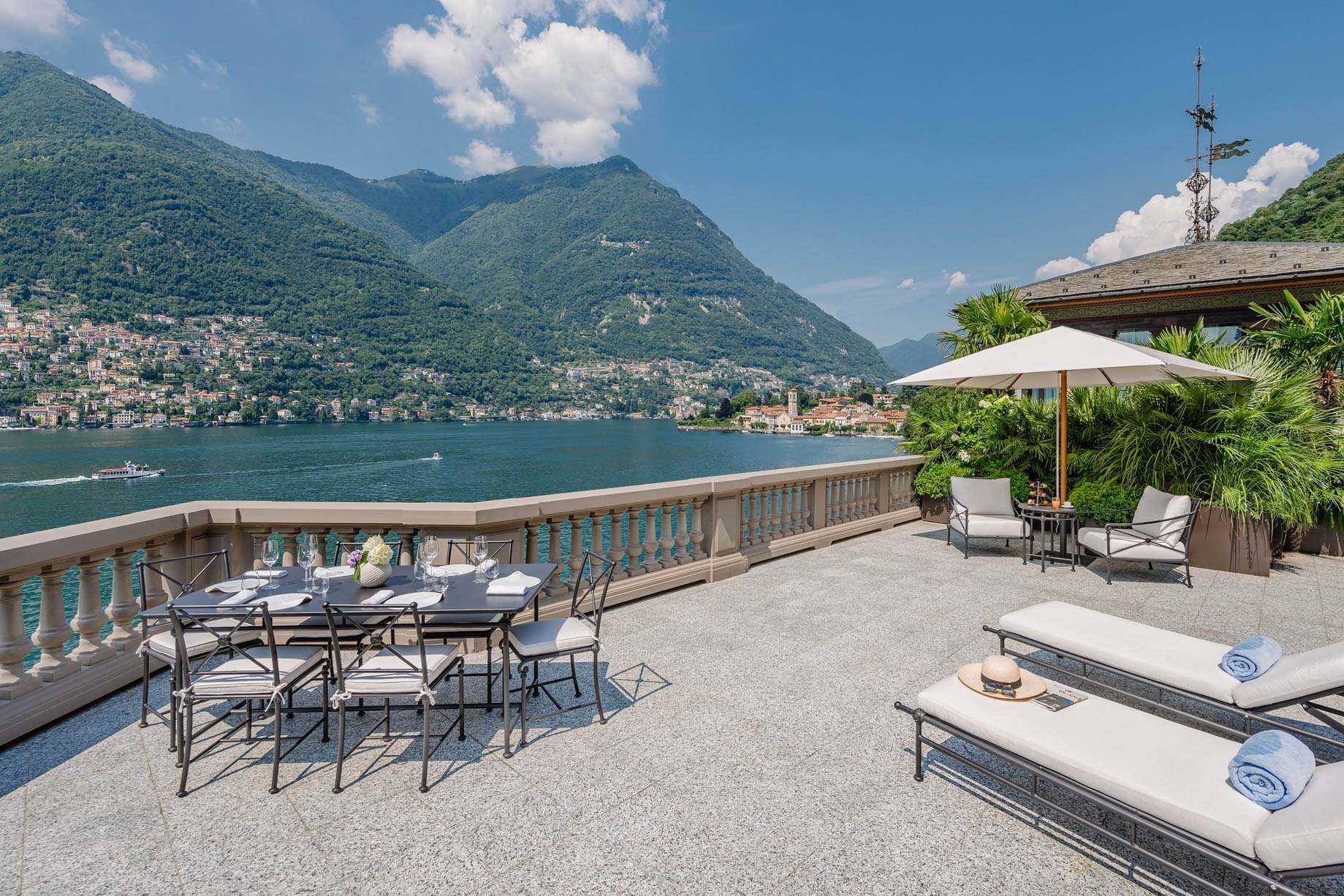 Mandarin Oriental, Lago di Como Hotel – Lake Como, Italy – Panoramic Terrace Suite Terrace