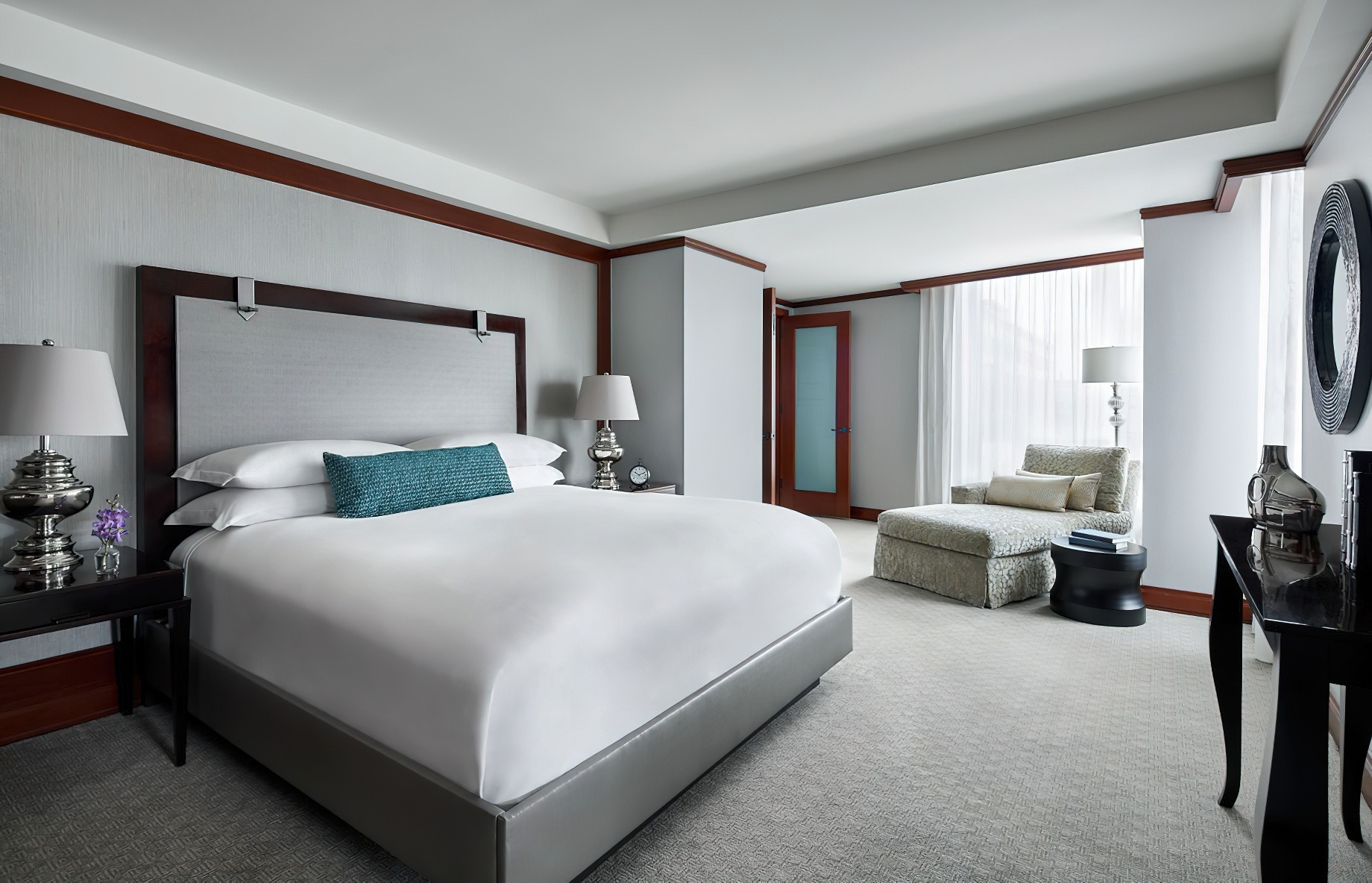 The Ritz-Carlton Georgetown, Washington, D.C. Hotel – Washington, D.C. USA – Ritz-Carlton Suite Bedroom