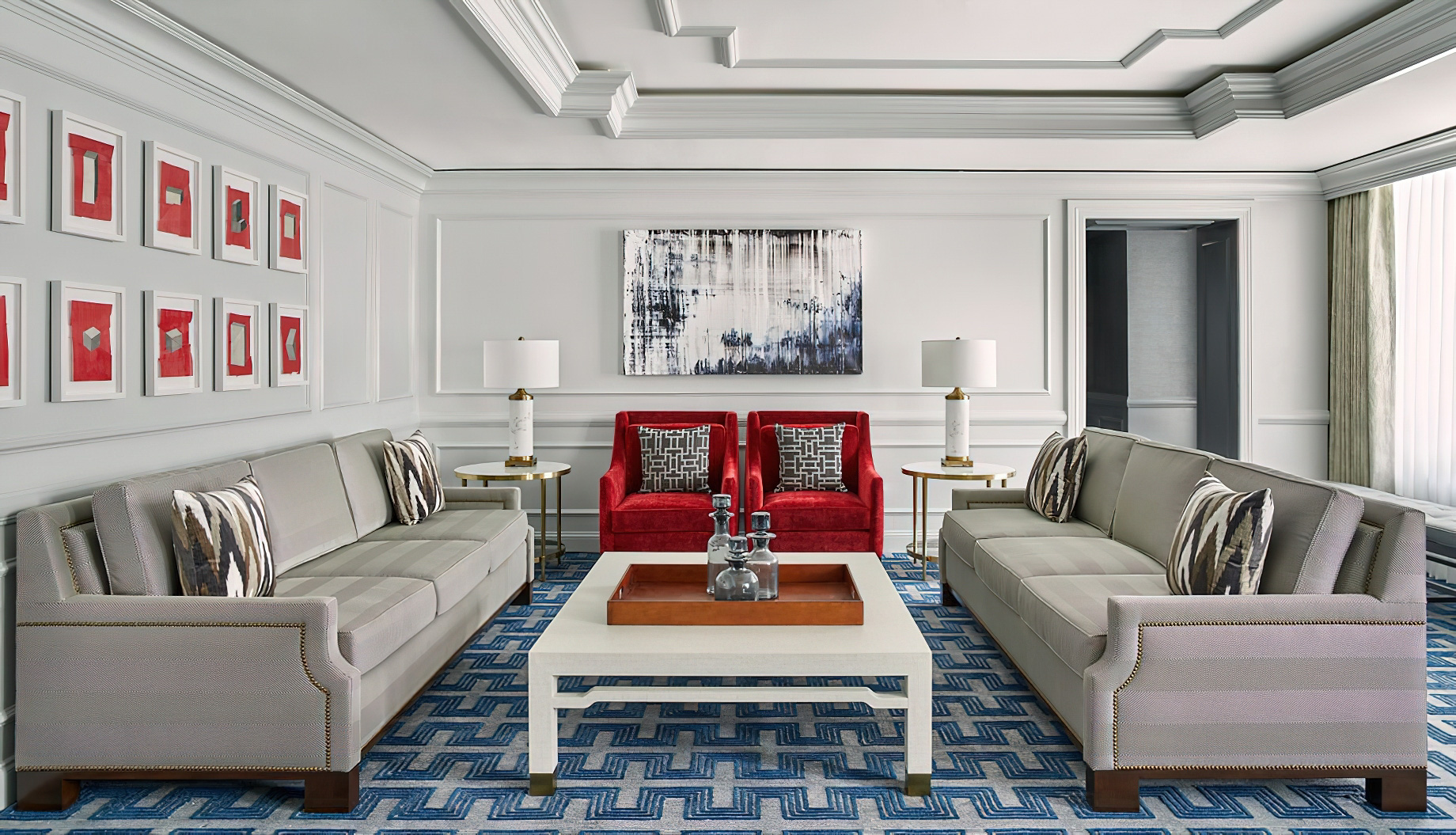 The Ritz-Carlton Washington, D.C. Hotel – Washington, D.C. USA – Ritz-Carlton Suite Living Room