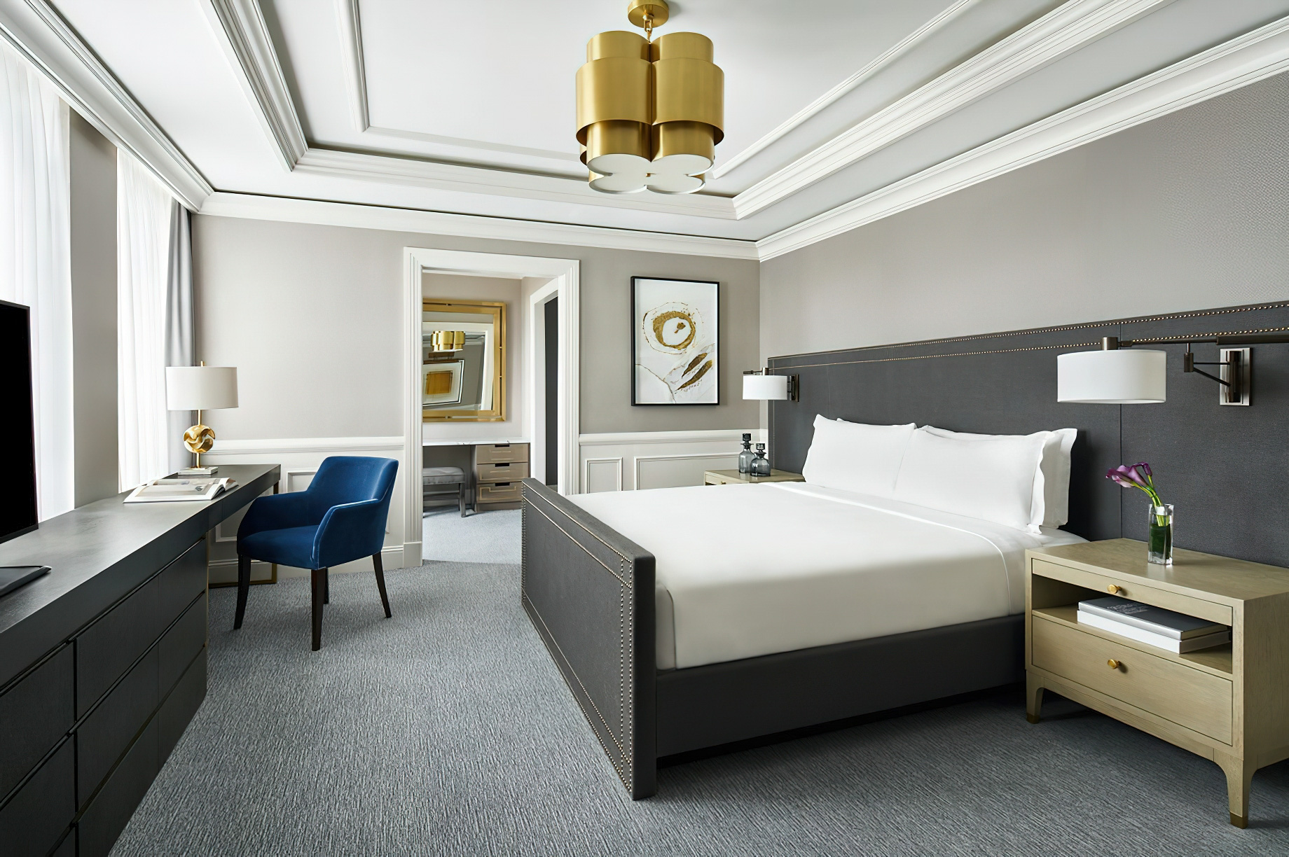 The Ritz-Carlton Washington, D.C. Hotel – Washington, D.C. USA – Ritz-Carlton Suite Bedroom