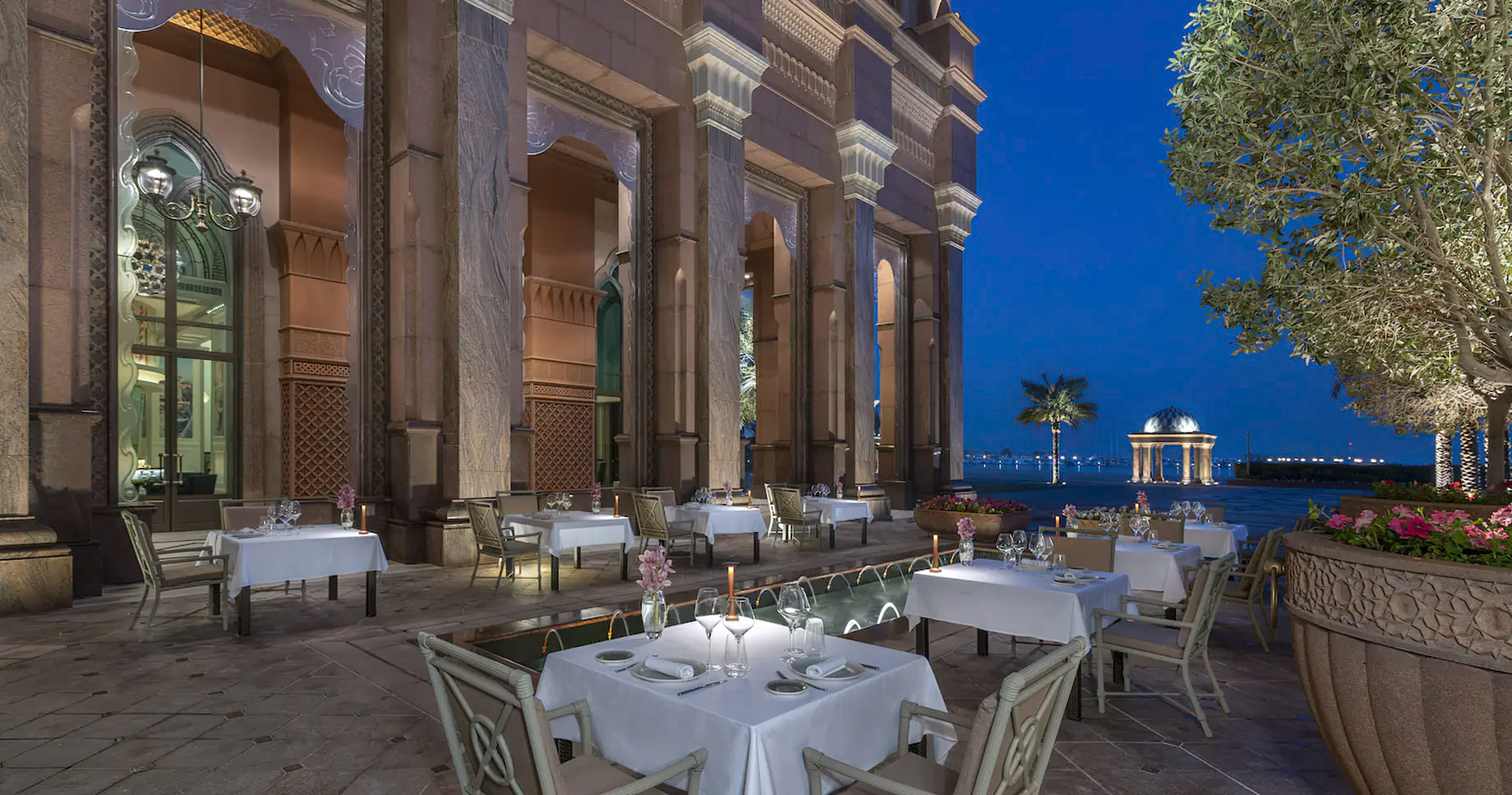 Emirates Palace Abu Dhabi Hotel - Abu Dhabi, UAE - Talea Restaurant by Antonio Guida Outdoor Dining