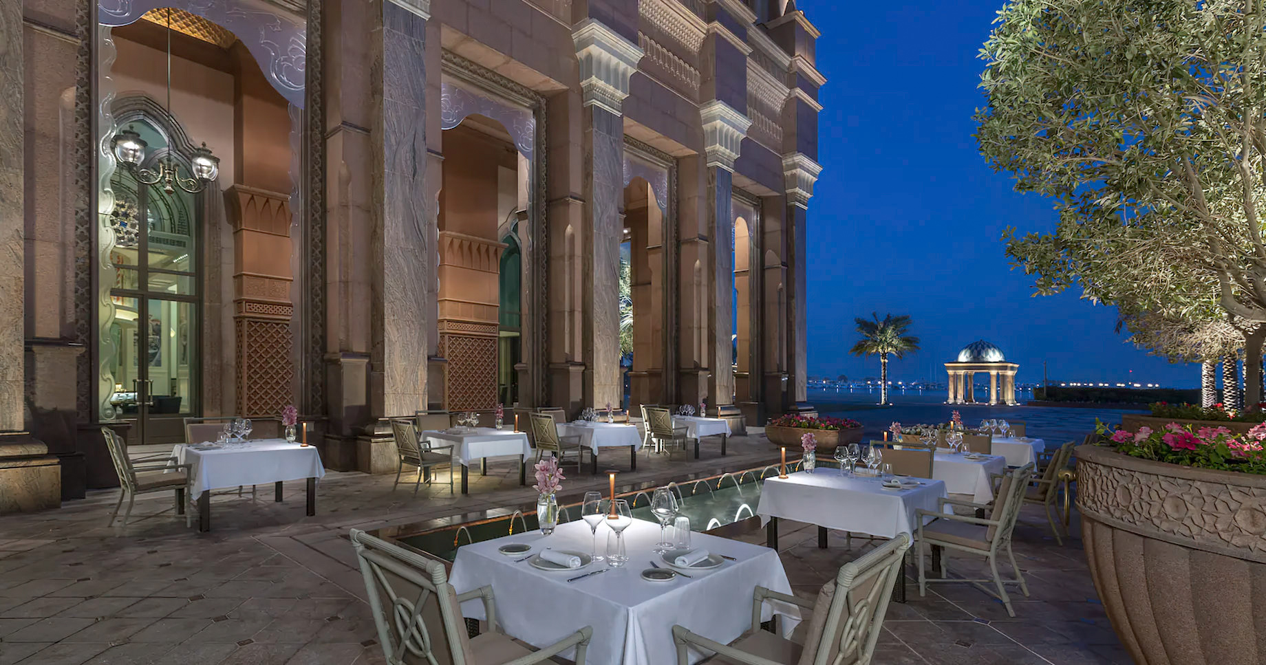 Emirates Palace Abu Dhabi Hotel – Abu Dhabi, UAE – Talea Restaurant by Antonio Guida Outdoor Dining