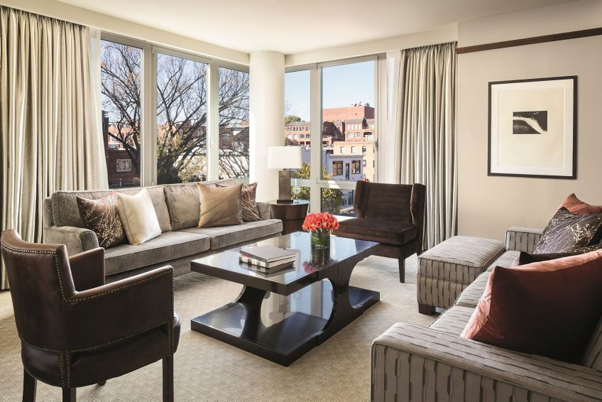 The Ritz-Carlton Georgetown, Washington, D.C. Hotel - Washington, D.C. USA - Ambassador Suite Living Room