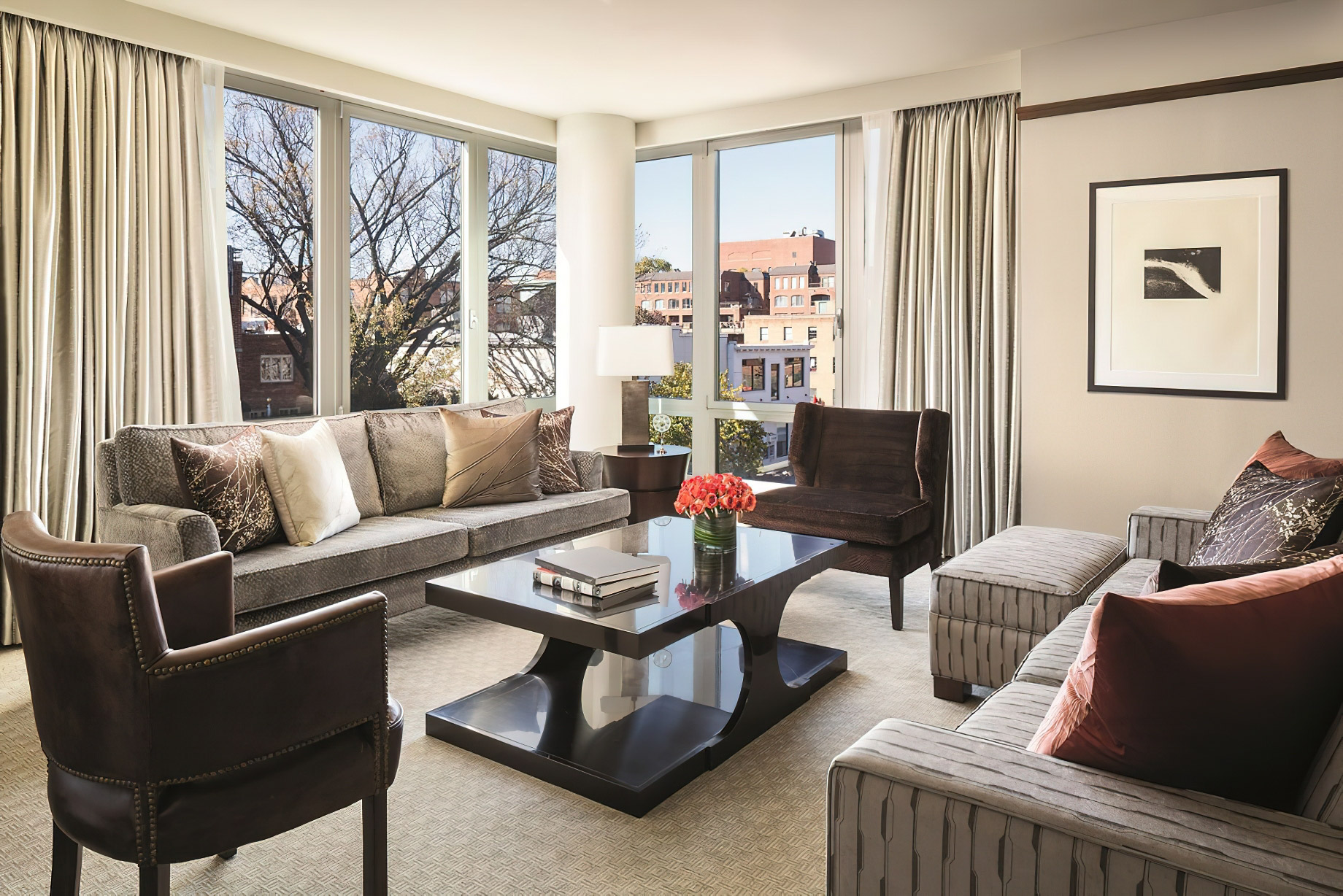 The Ritz-Carlton Georgetown, Washington, D.C. Hotel – Washington, D.C. USA – Ambassador Suite Living Room