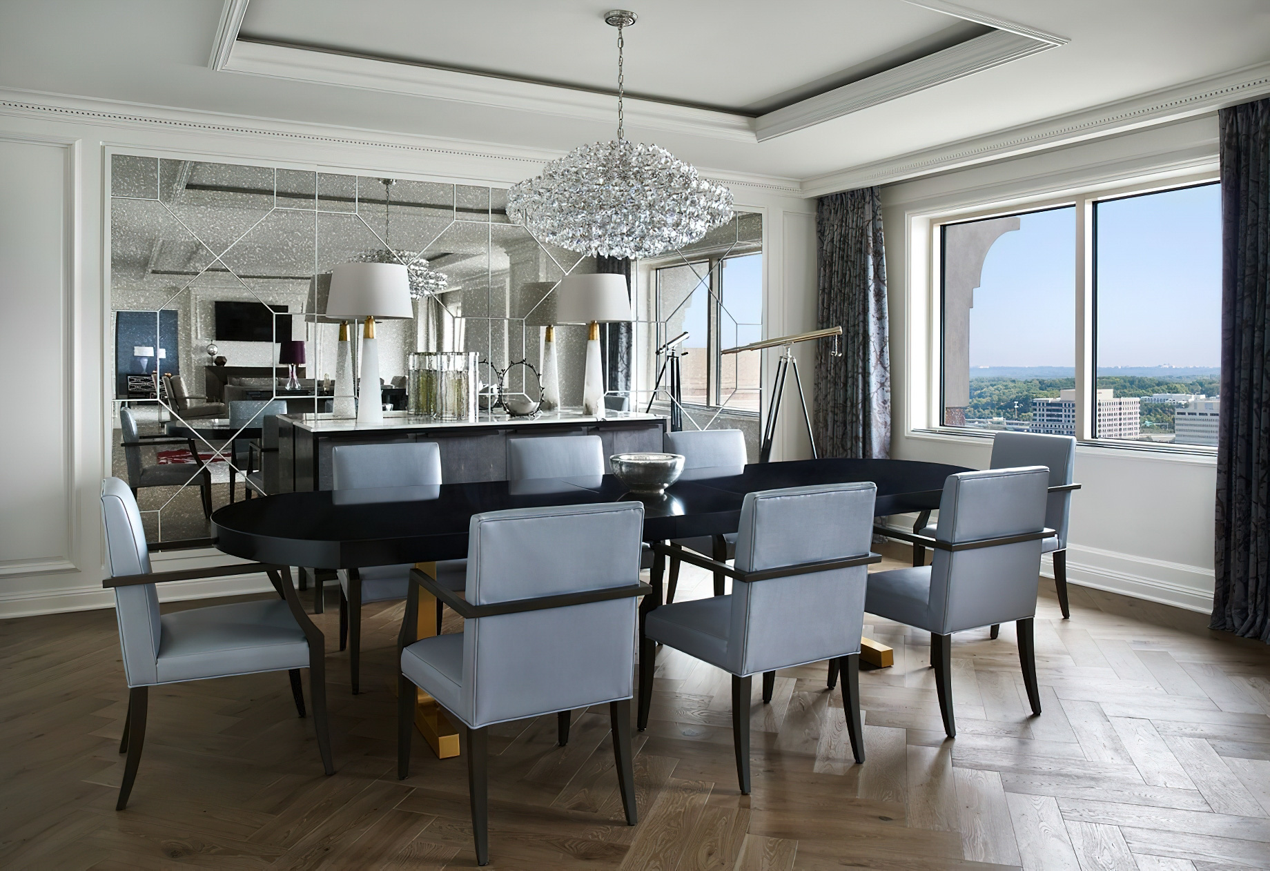 The Ritz-Carlton, Tysons Corner Hotel - McLean, VA, USA - Presidential Suite Dining Table