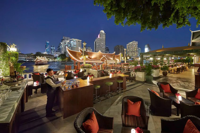 Mandarin Oriental, Bangkok Hotel - Bangkok, Thailand - Terrace Rim Naam Restsaurant Night