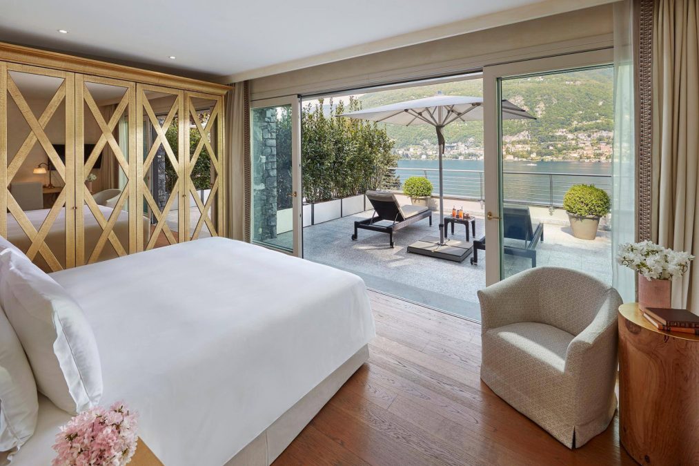 Mandarin Oriental, Lago di Como Hotel - Lake Como, Italy - Grand Vista Lago Bedroom View