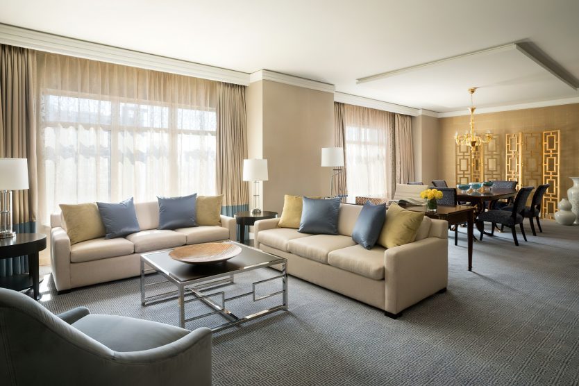 The Ritz-Carlton, Dallas Hotel - Dallas, TX, USA - Ritz-Carlton Suite Living Room