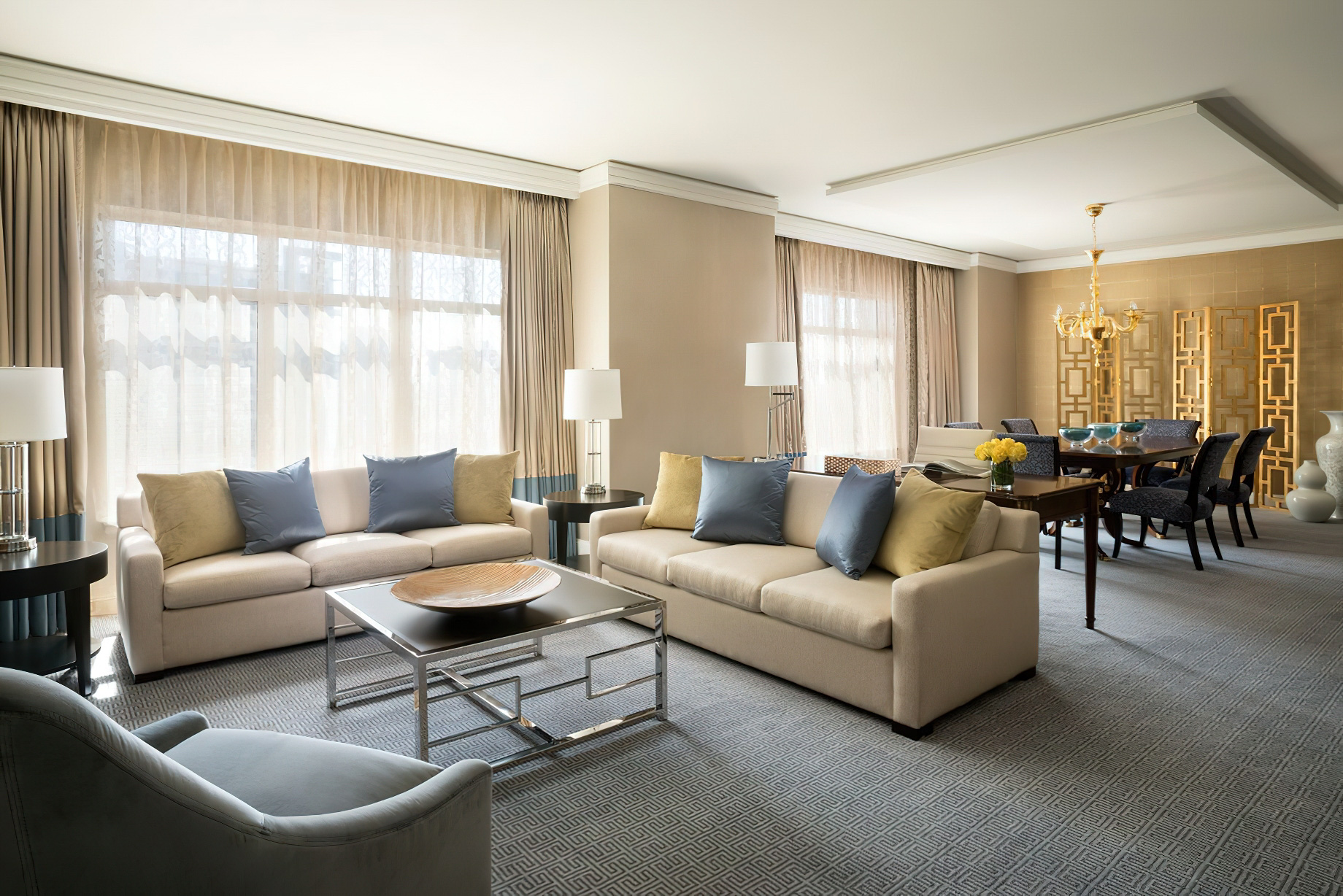 The Ritz-Carlton, Dallas Hotel – Dallas, TX, USA – Ritz-Carlton Suite Living Room