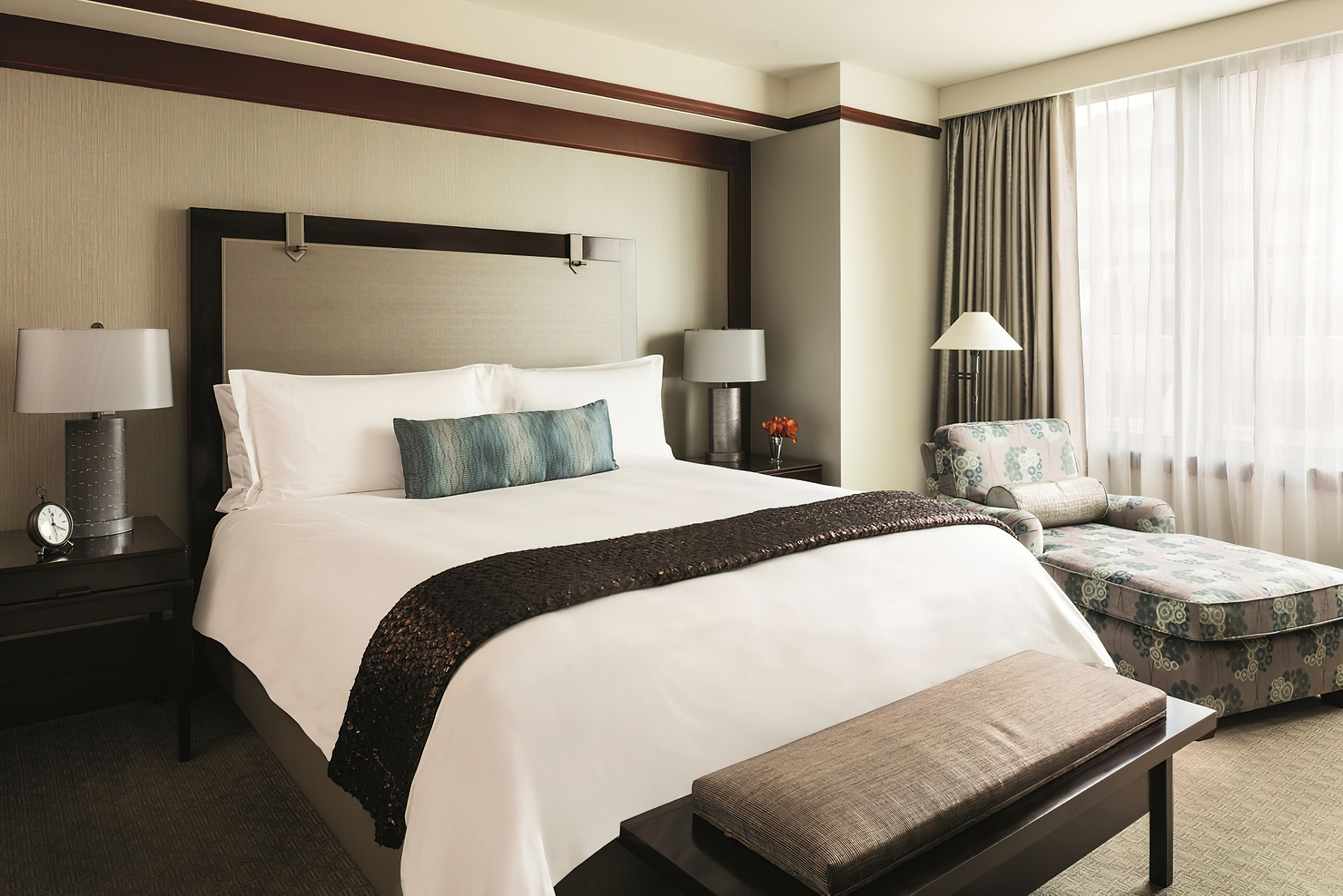 The Ritz-Carlton Georgetown, Washington, D.C. Hotel – Washington, D.C. USA – Ambassador Suite Bedroom