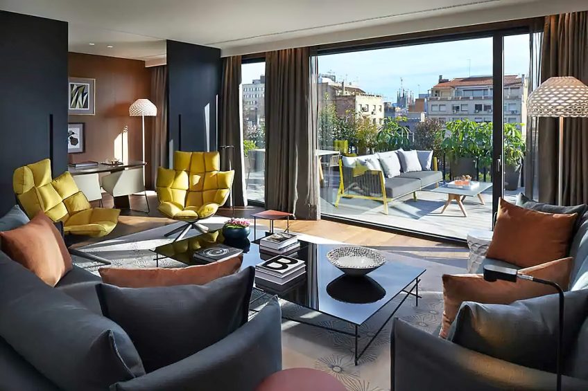 Mandarin Oriental, Barcelona Hotel - Barcelona, Spain - Premier Terrace Suite Living Room
