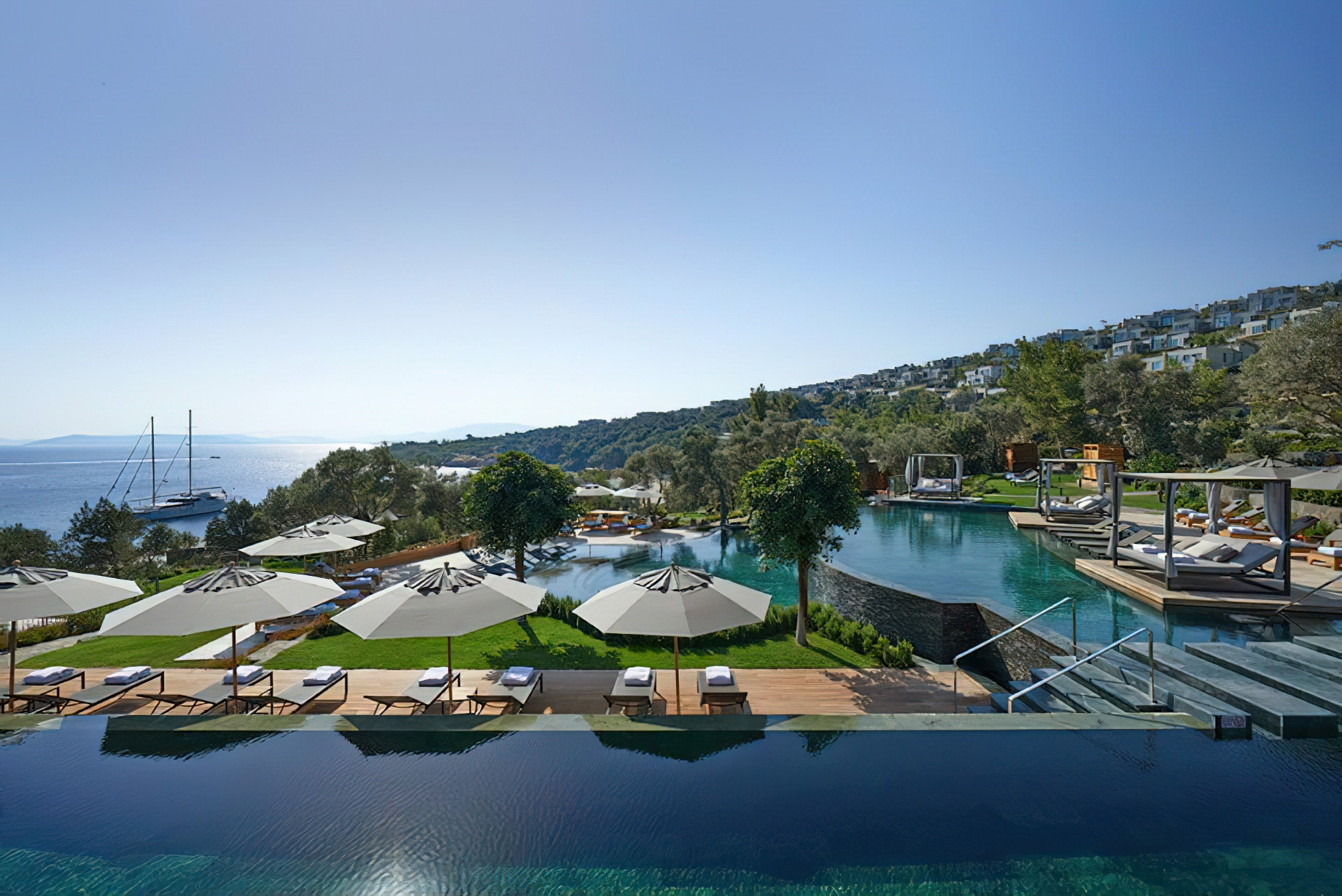 Mandarin Oriental, Bodrum Hotel – Bodrum, Turkey – Main Pool View