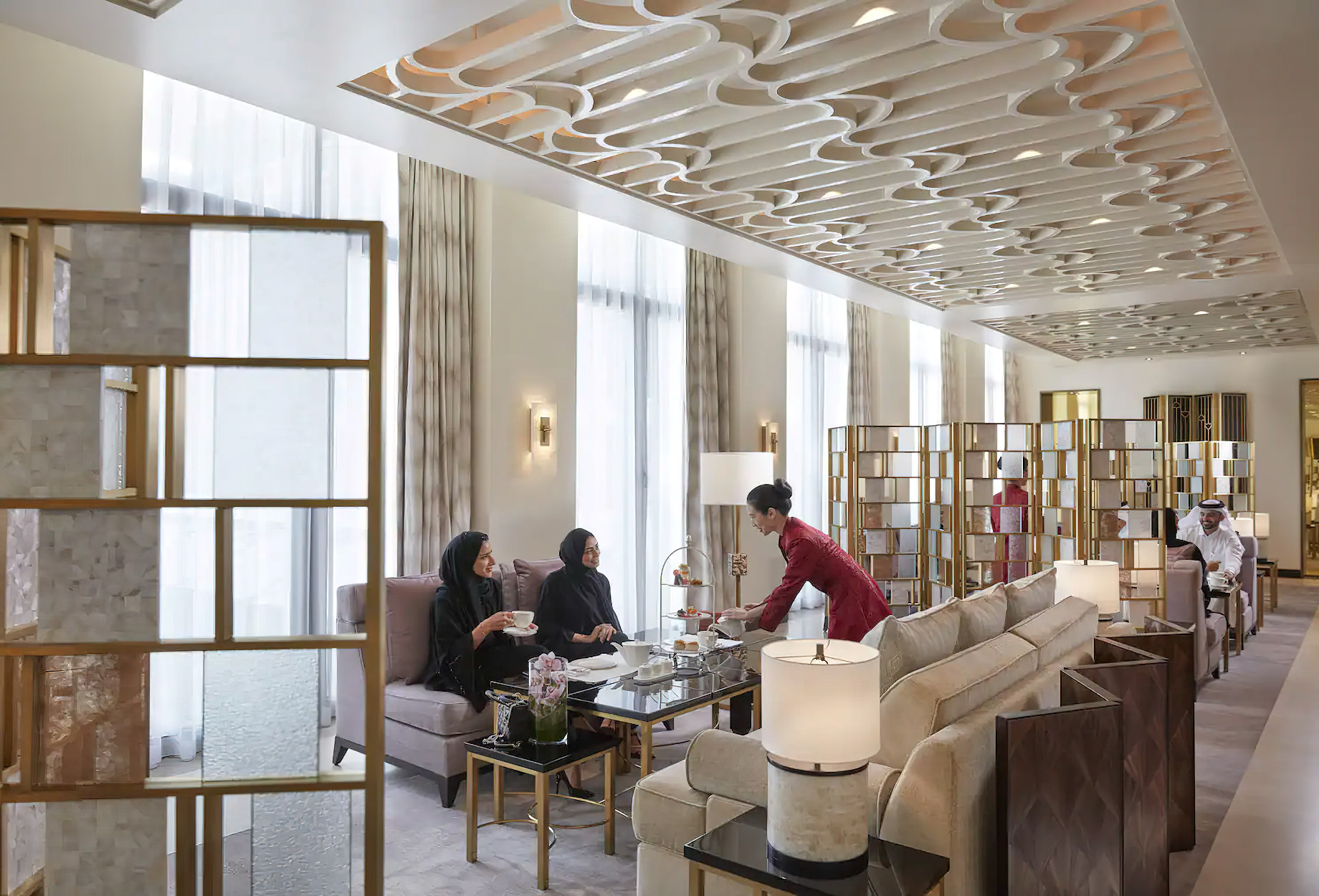 Mandarin Oriental, Doha Hotel – Doha, Qatar – Baraha Lounge Seating
