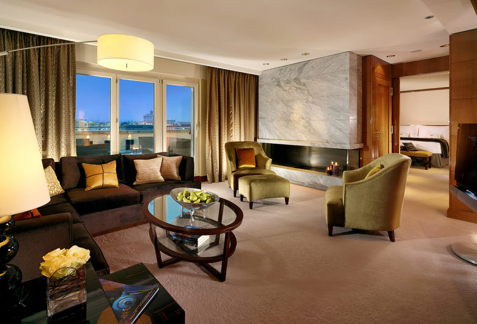 Mandarin Oriental, Geneva Hotel - Geneva, Switzerland - Oriental Suite Living Room