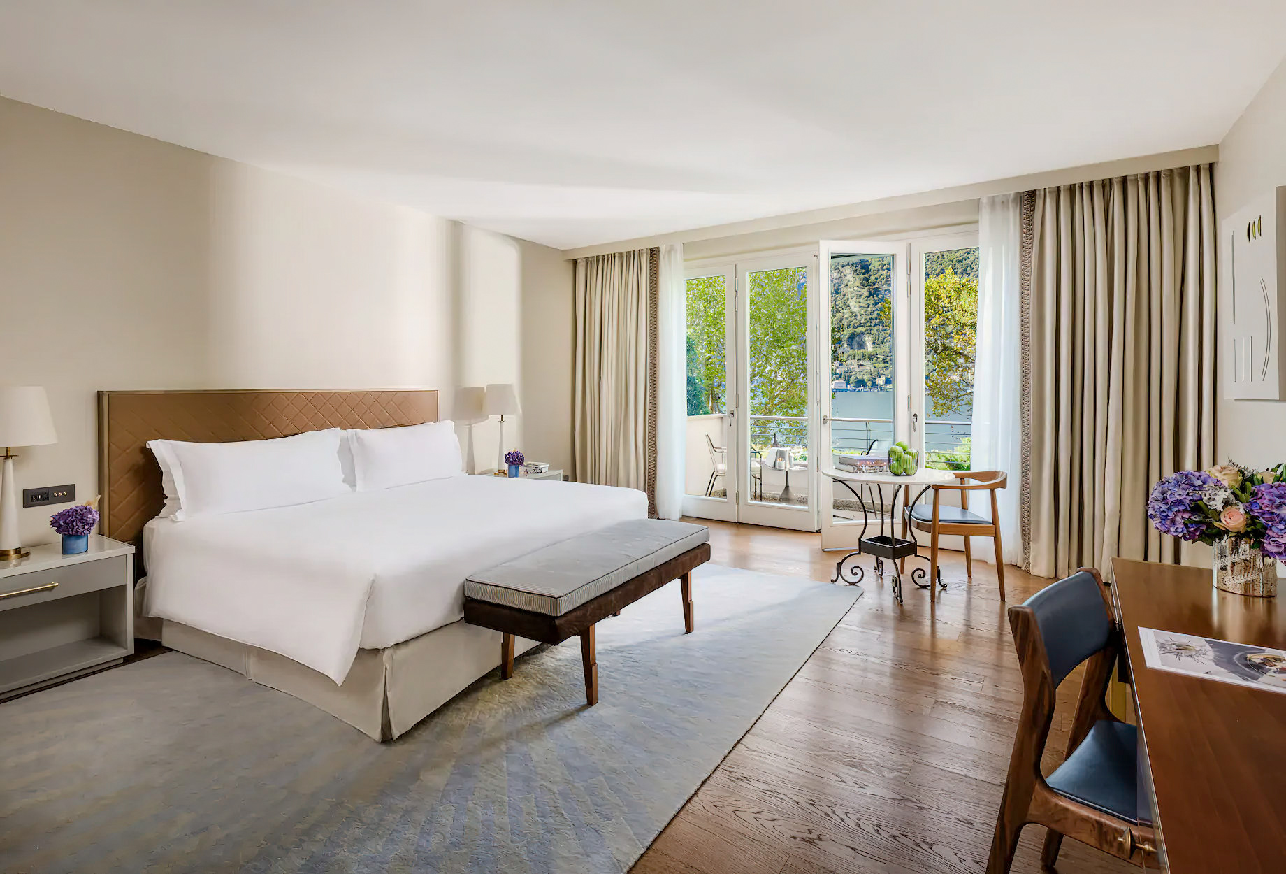 Mandarin Oriental, Lago di Como Hotel – Lake Como, Italy – Two Bedroom Premier Suite Bedroom