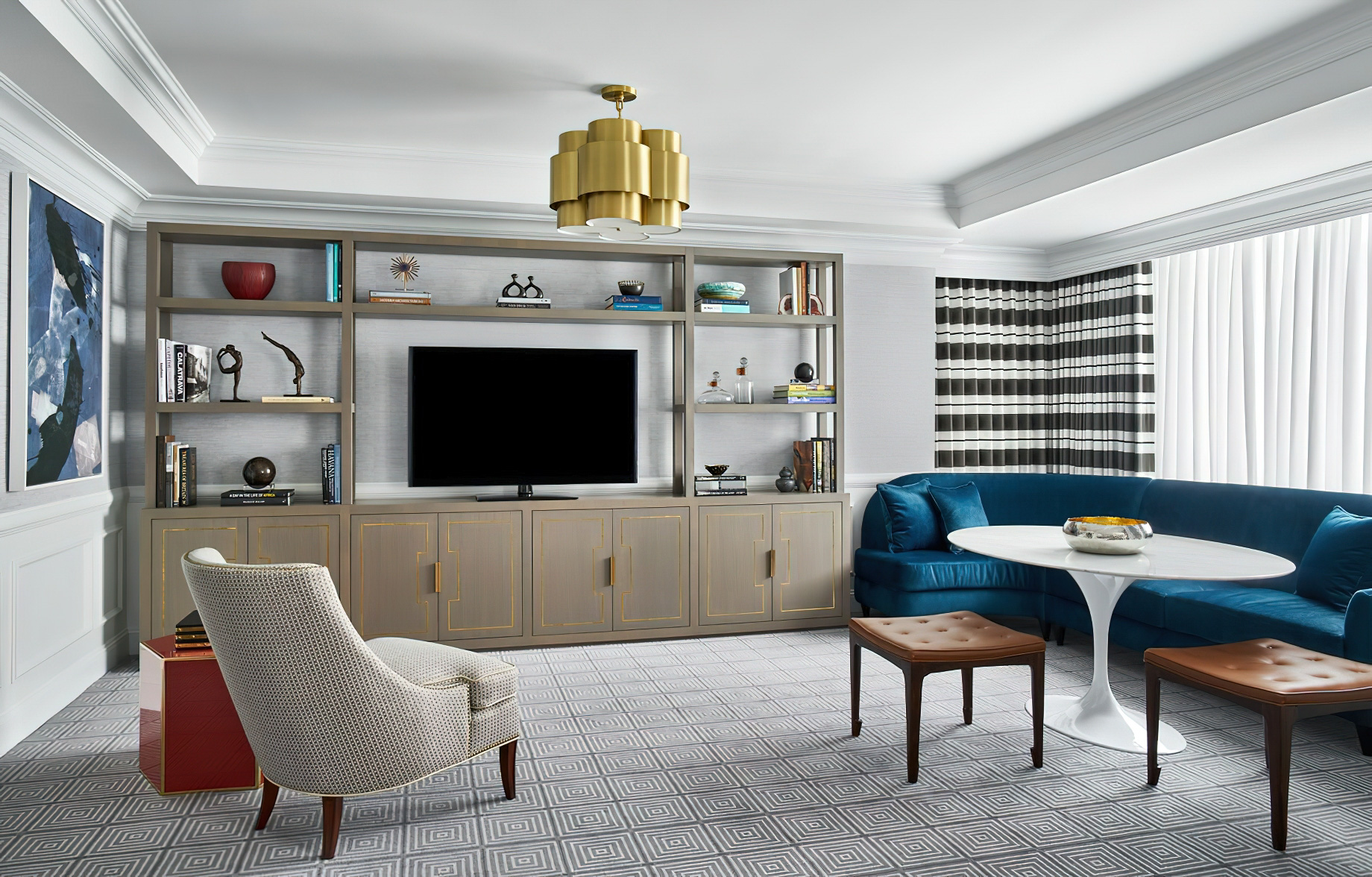 The Ritz-Carlton Washington, D.C. Hotel – Washington, D.C. USA – Presidential Suite Living Room
