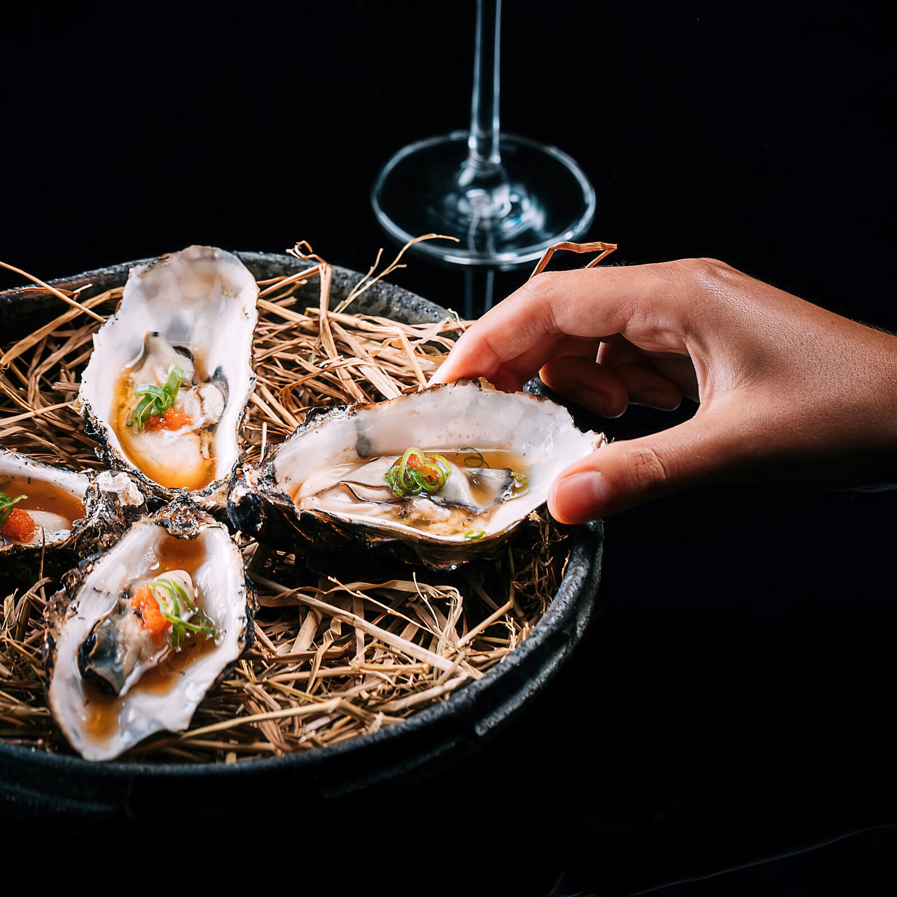 Mandarin Oriental Jumeira, Dubai Resort - Jumeirah, Dubai, UAE - Netsu Restaurant Oysters