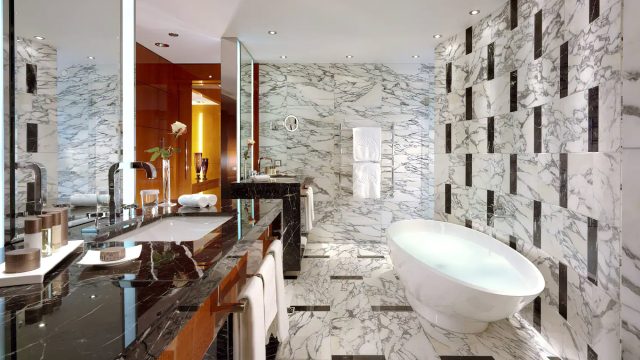 Mandarin Oriental, Geneva Hotel - Geneva, Switzerland - Oriental Suite Bathroom