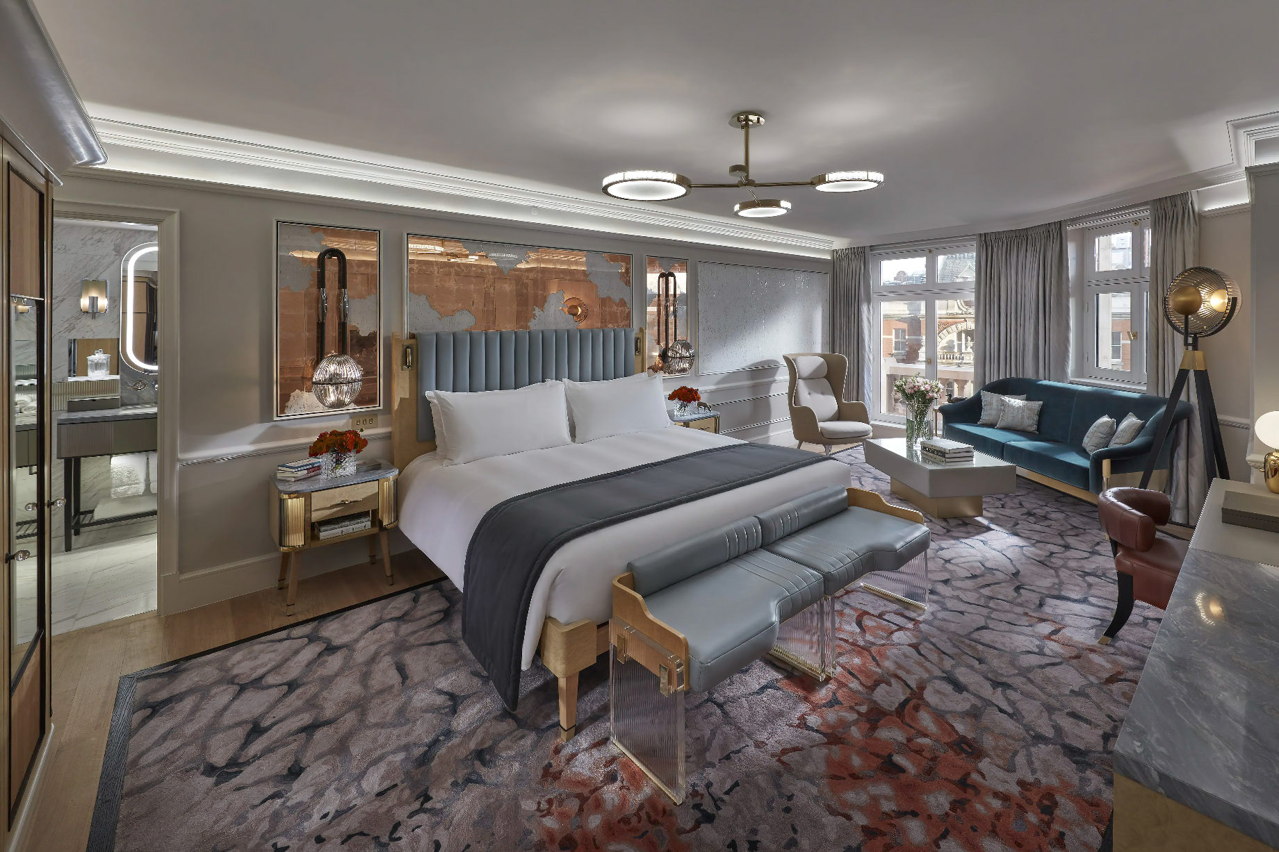 Mandarin Oriental Hyde Park, London Hotel – London, United Kingdom – Belgravia Suite Bedroom